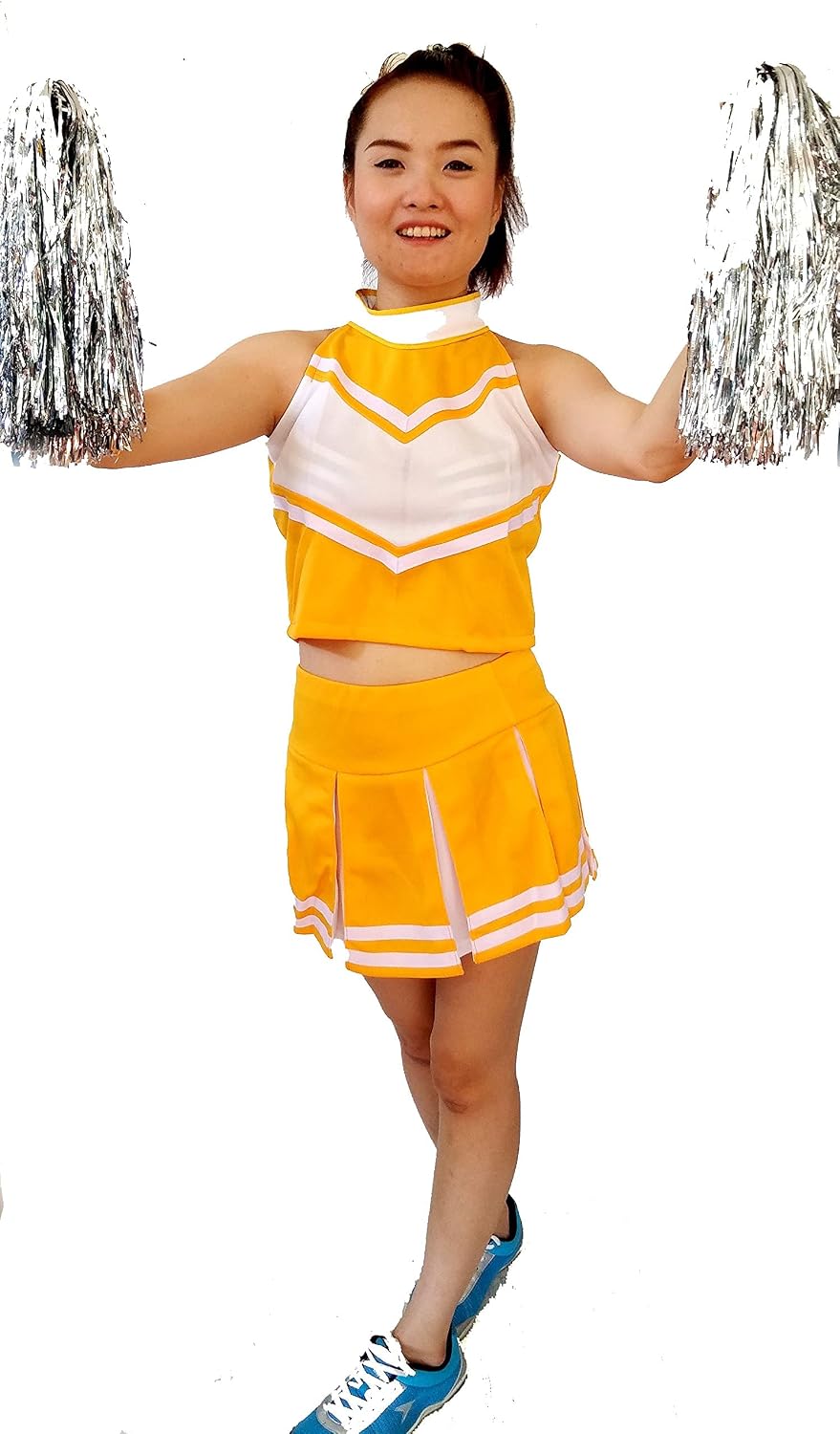 Big Girls' Women Cheerleader Costume Uniform Cheerleading Adult Dress Outfit Halloween