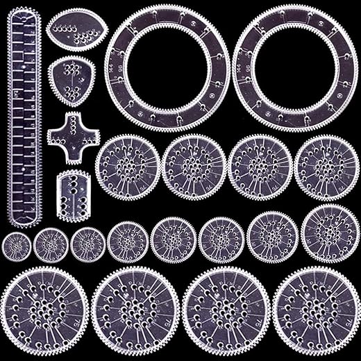 22 Pcs Spirograph Set for Kids