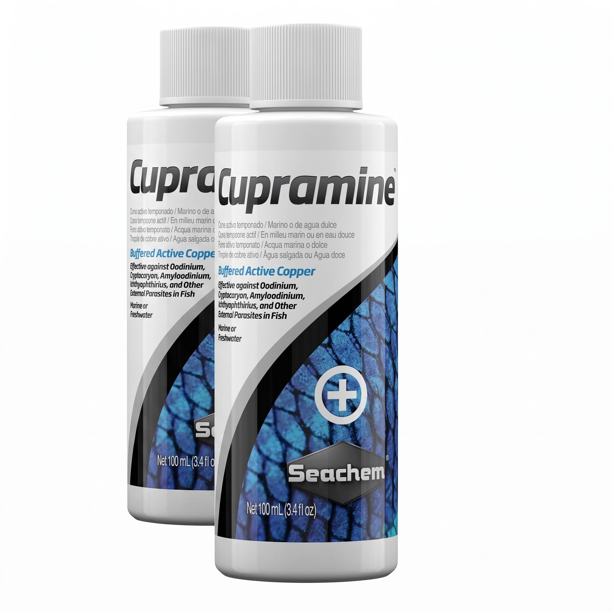 Seachem Cupramine Copper 100ml (Pack of 2)