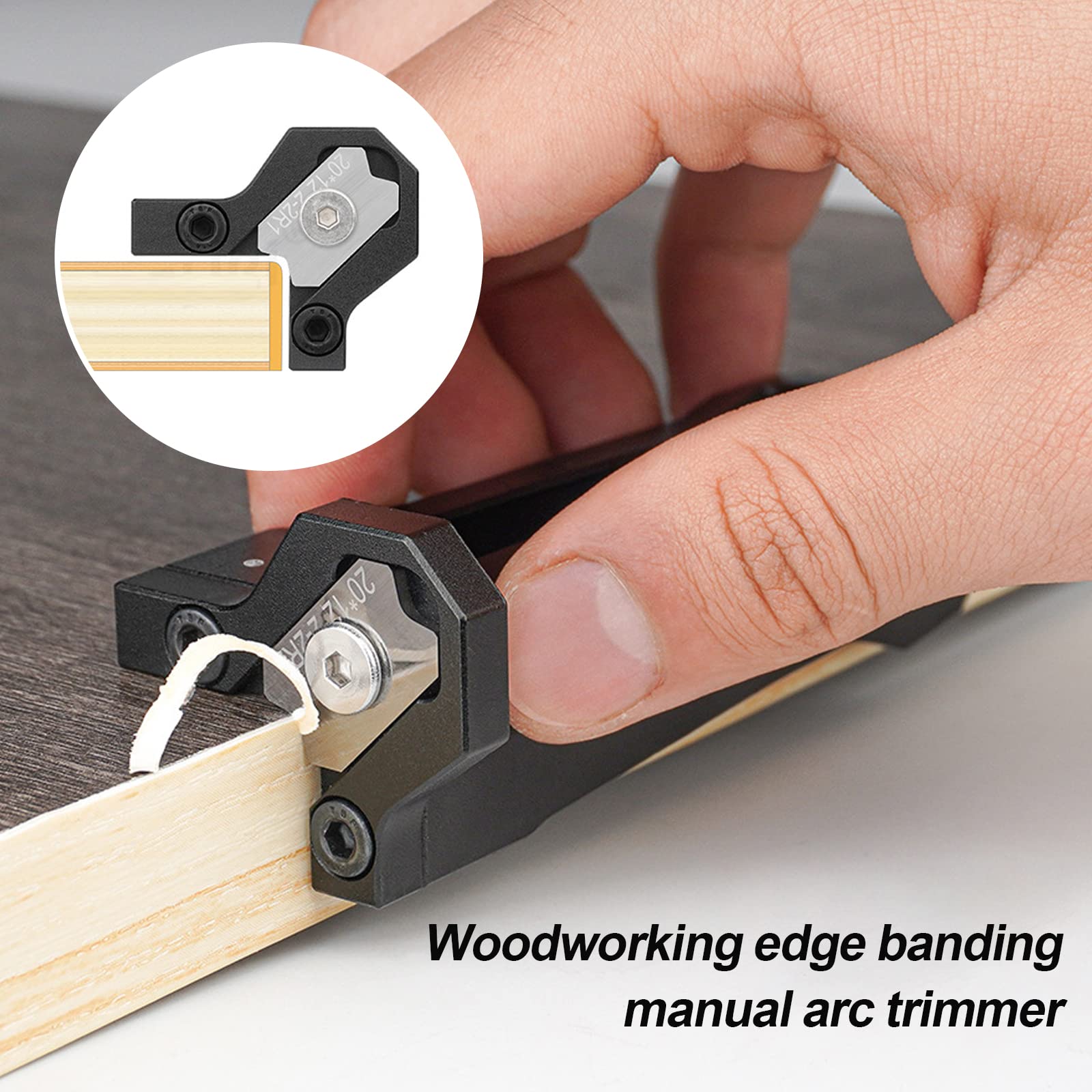 Bordo Tranciato Impiallacciatura Legno Mogano Precollato Da 200 Mm - Foto 4