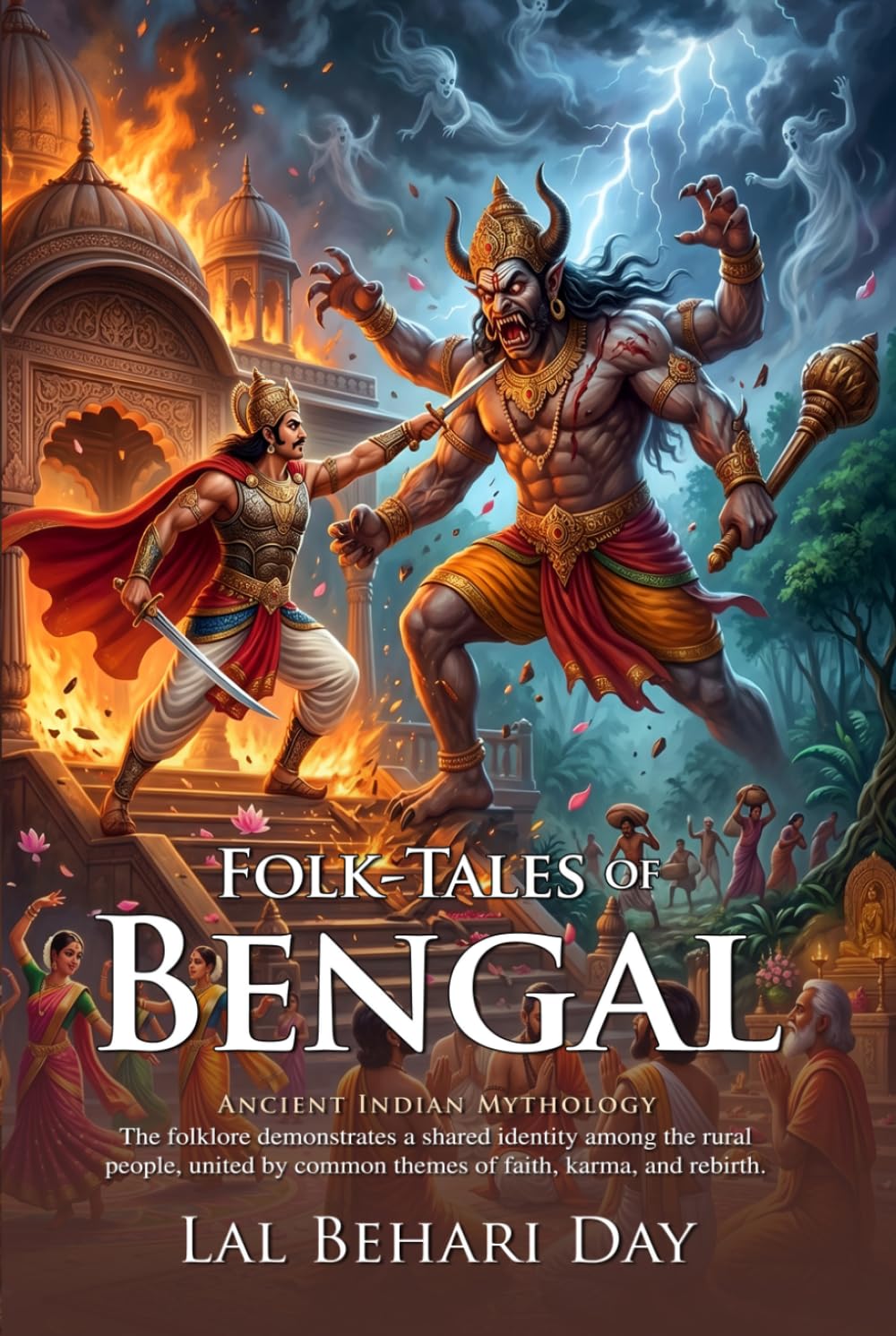 Folk-Tales of Bengal: Ancient Indian Myths and Magical Legends: Fully Illustrated Edition with Author Biography and Commentary