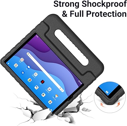 Miniatura 3 de SIMPLEWAY Funda para niños Lenovo Tab M10 HD (2 generación) de 10.1 pulgadas 2020 modelo TB-X306XTB-X306F, funda con soporte ligero a prueba de