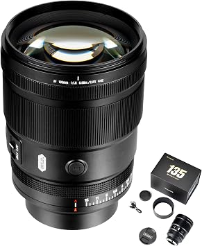 7artisans AF 135MM F1.8 AutoFocus Full Frame Telephoto Lens for L Mount,Compatible with DC-S1, DC-S1R, DC-S1H,DC-S5,DC-S5M2X,DC-S5M2,LUMIX S9