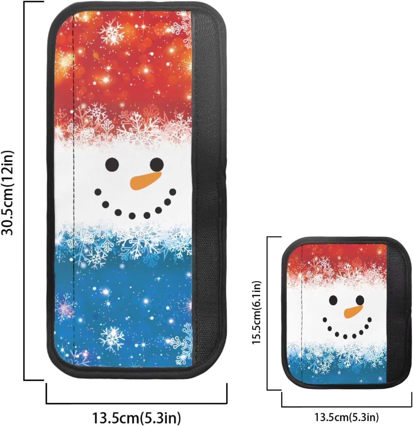 Christmas Snowflake Fridge Door Handle Covers Set of 6 Christmas Kitchen Decorations Snowman Appliance Door Handle Covers for Fridge Dishwashers Microwave Home Kitchen Indoor Decorations