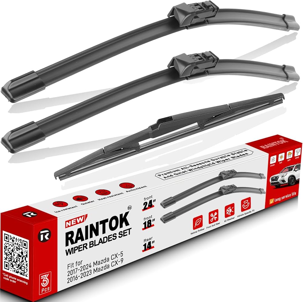 Amazon.com: RAINTOK Windshield Wiper Blades Replacement for Mazda