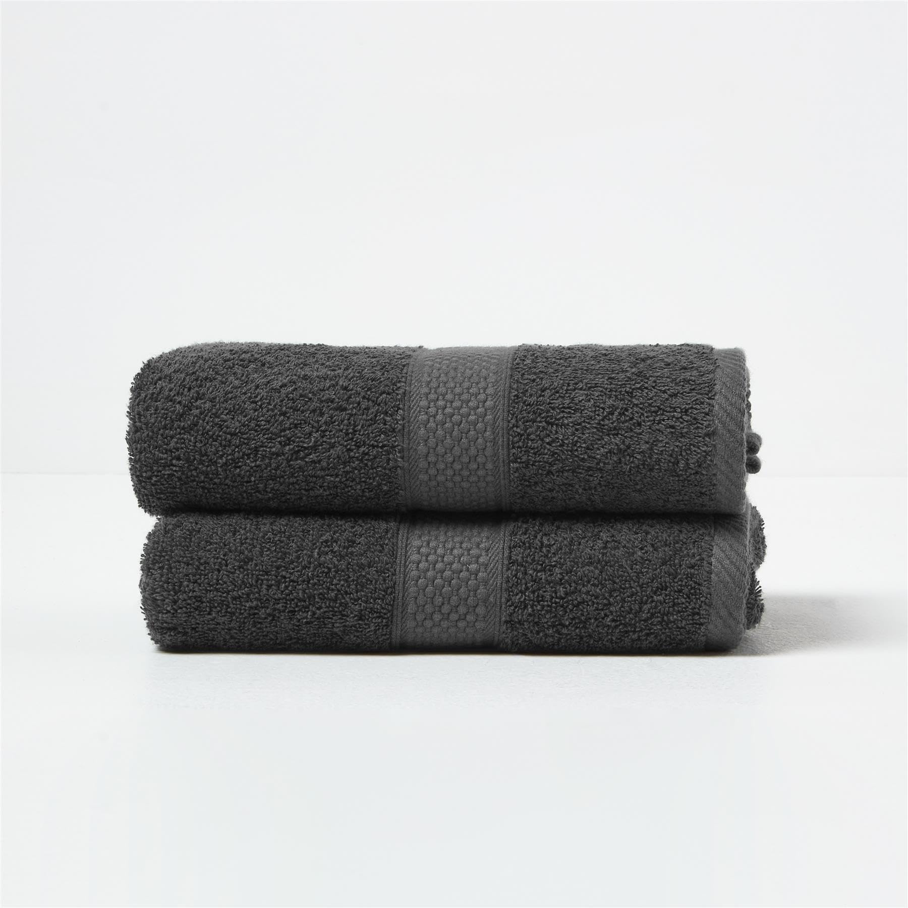 HOMESCAPES Light Blue Turkish Cotton Set of 4 Face Cloths Flannel Super Soft Thick & Absorbent 500 GSM Towel Heavy Weight for everyday Luxury — view 274