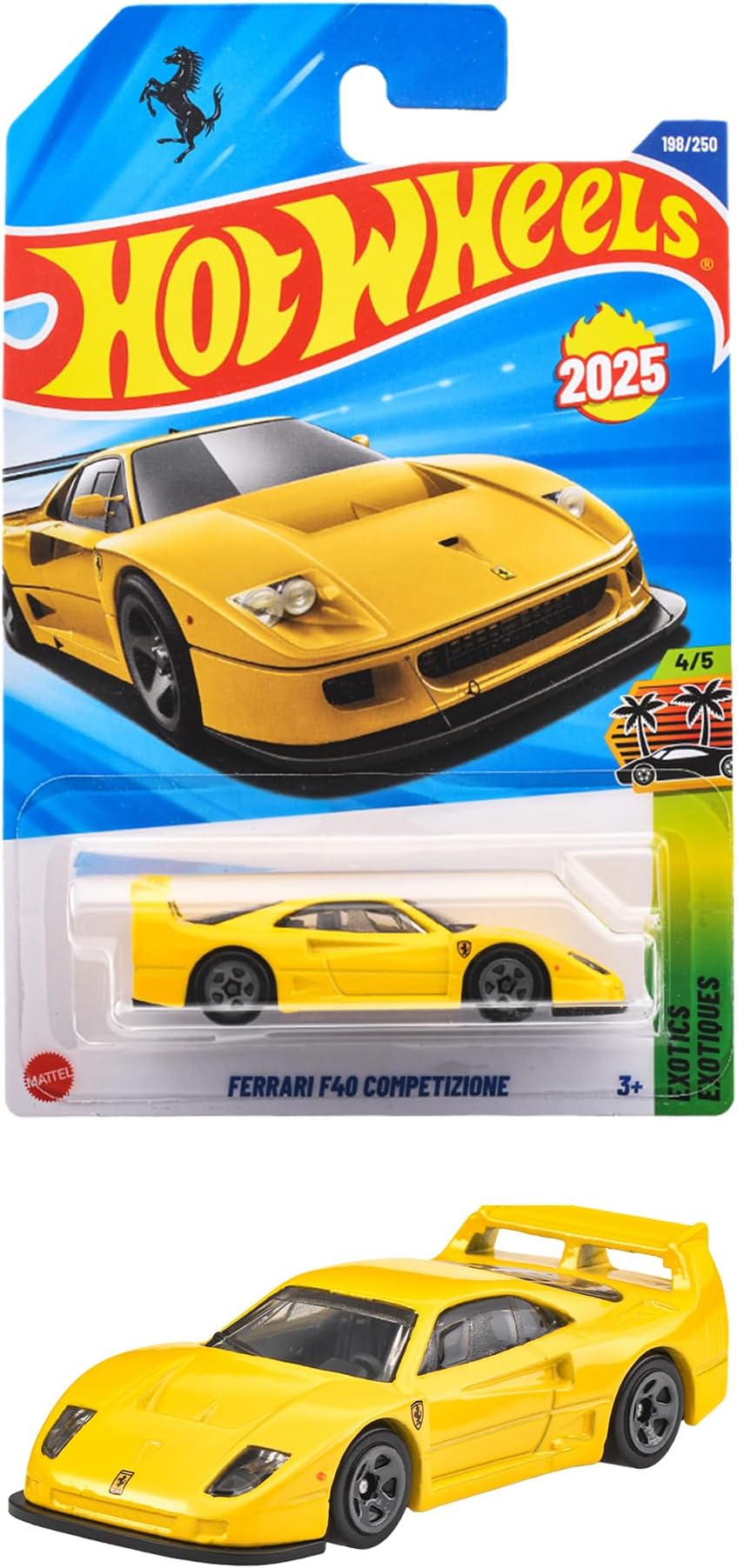 Hot Wheels Basic Car Ferrari F40 Competizione Ride On Toy