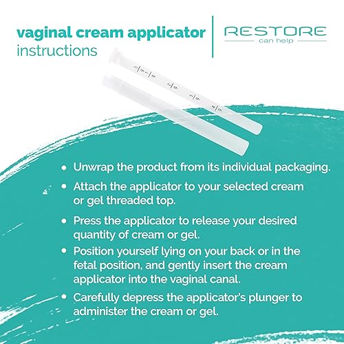 Miniatura 4 de Aplicadores vaginales – Aplicador de crema vaginal con rosca de plástico desechable – Sellado para higiene, dosis precisa, comodidad y confianza –