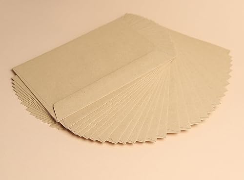 Miniatura 2 de Juego de 30 tarjetas de agradecimiento con sobres de papel kraft  5 de cada diseño  Perfecto para bodas, cumpleaños, baby shower, fiesta, graduación
