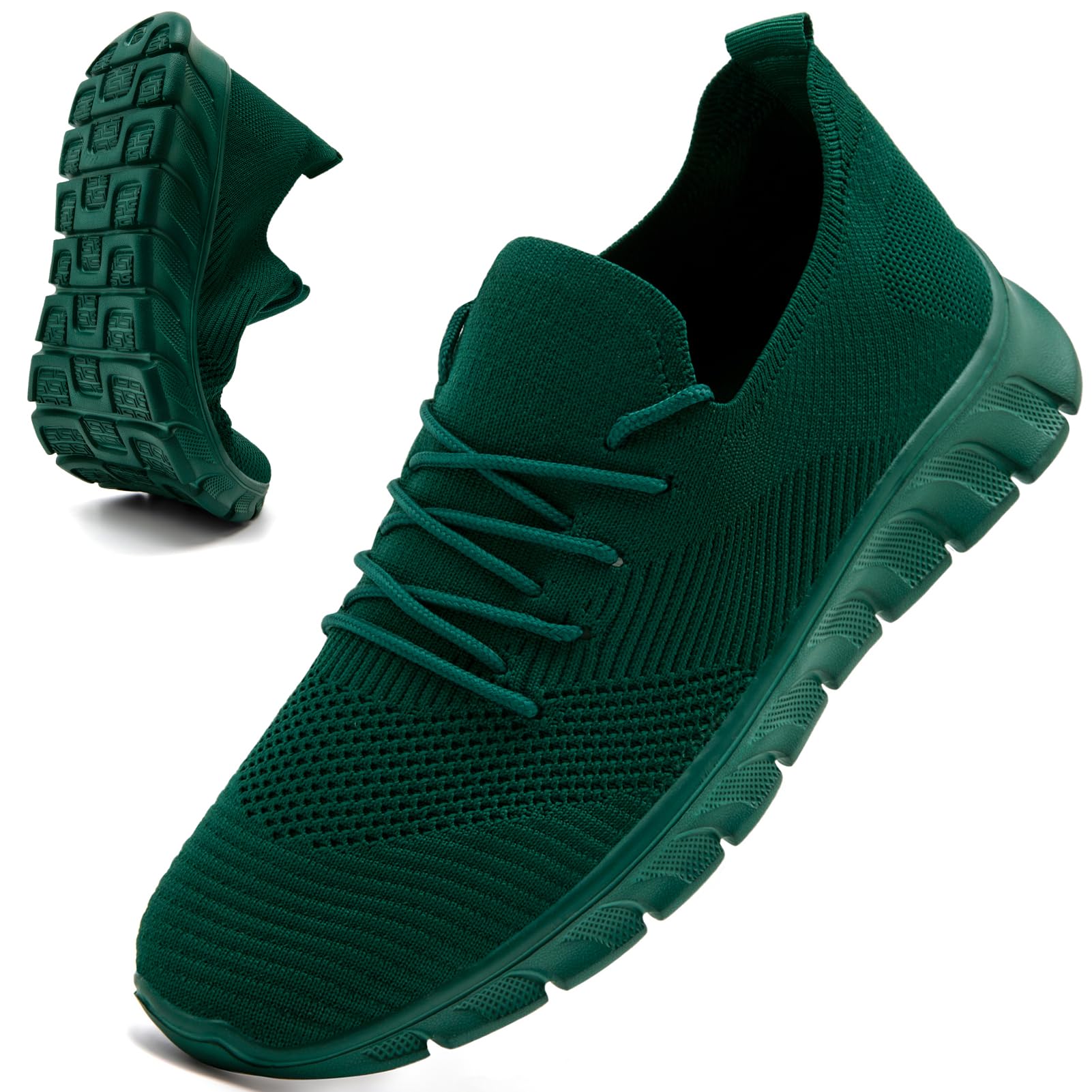 Mens Running Shoes Tennis Sneakers Gym Walking Slip On Lightweight Breathable Comfortable Fashion