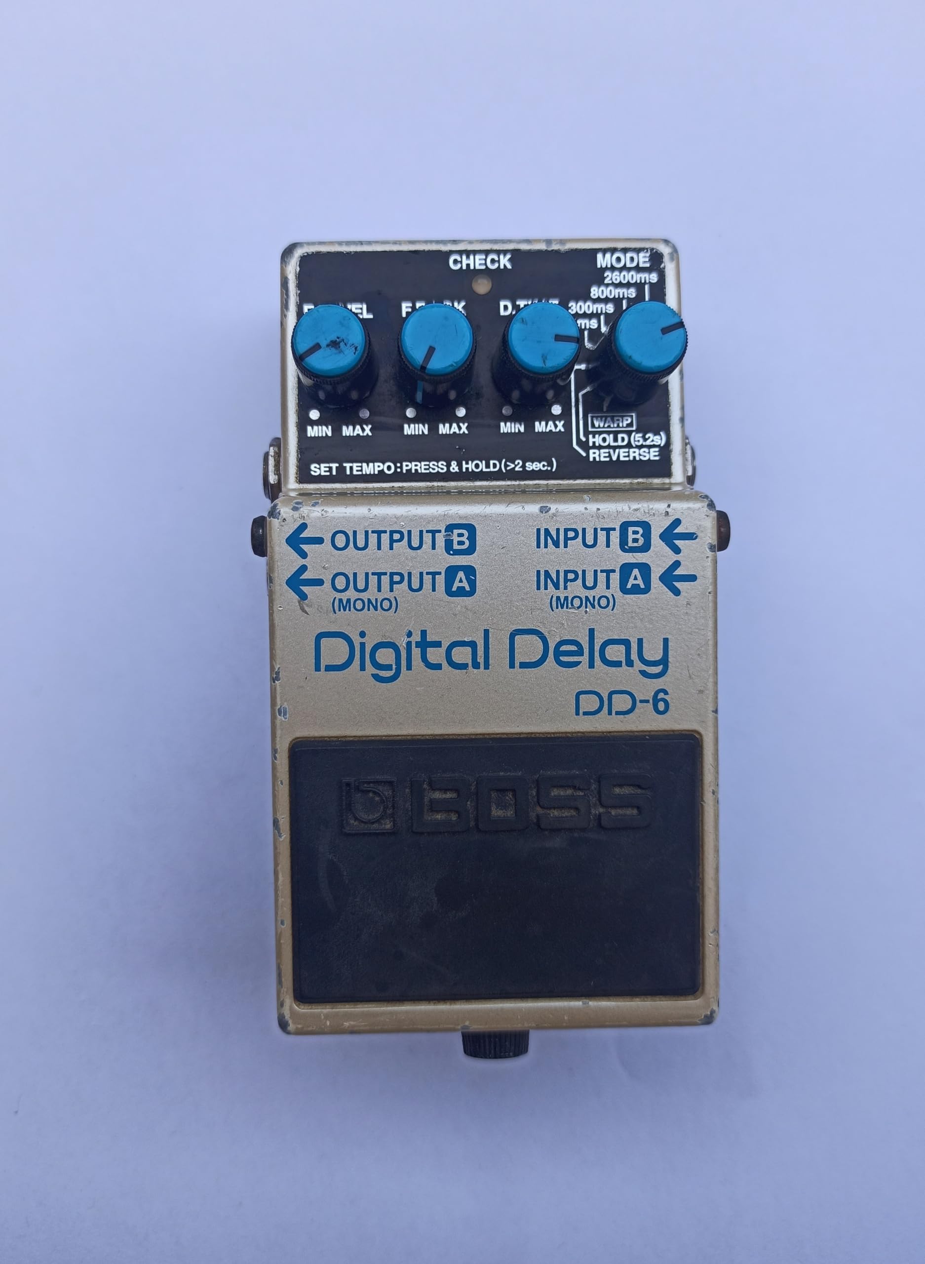 AMRIT PROFESSIONAL DD-6 DIGITAL DELAY GUITAR EEFFECT PADDEL USED 