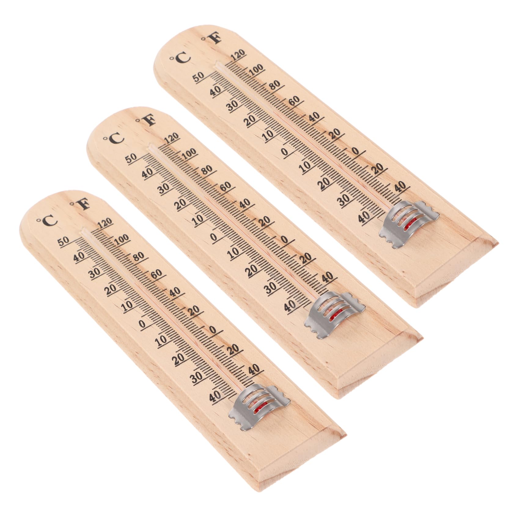 Wandthermometer 3 Stück-pack Präzise Temperaturanzeige für Außenbereich