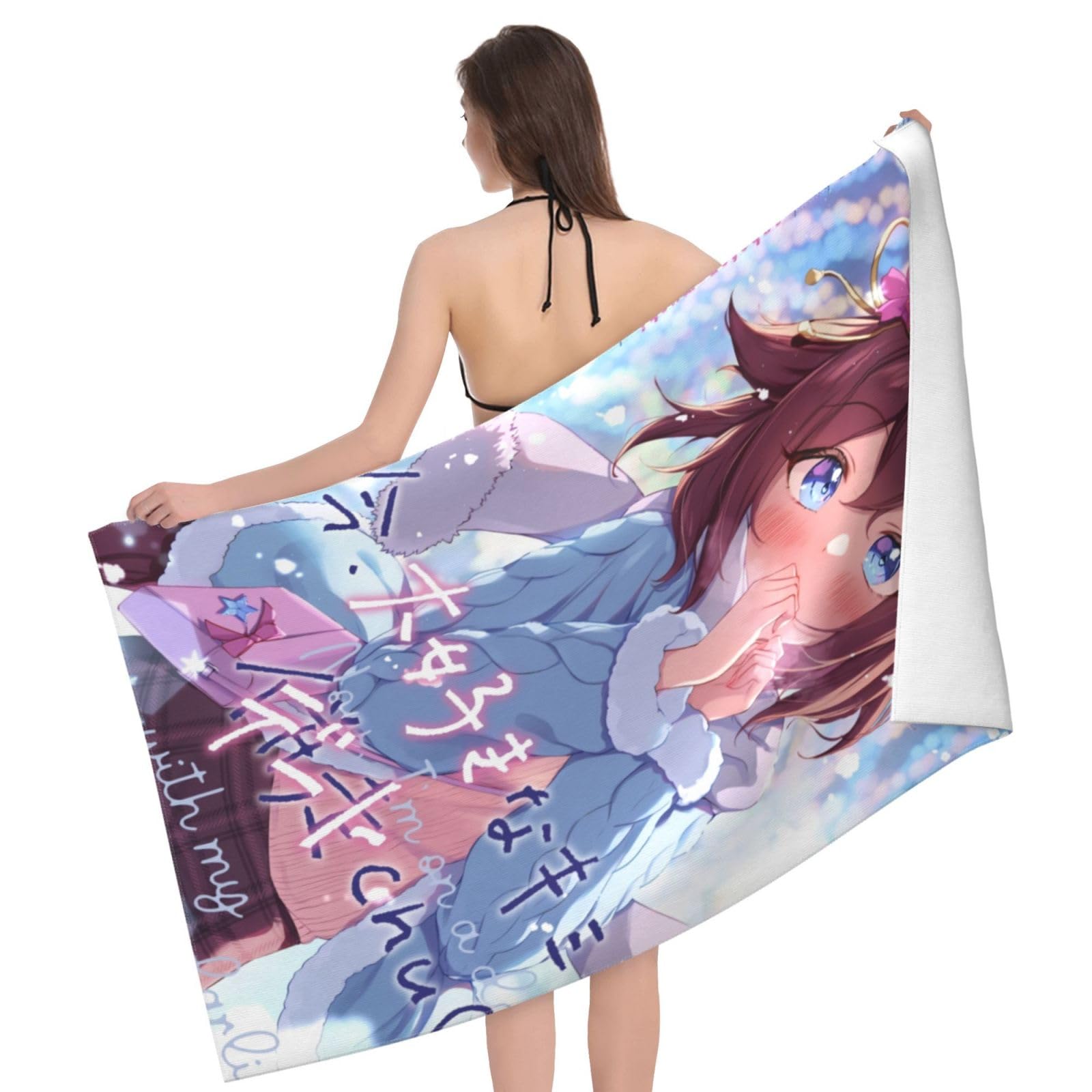 Amazon｜バスタオル ウマ娘 サクラチヨノオー お肌にやさしい フェイス