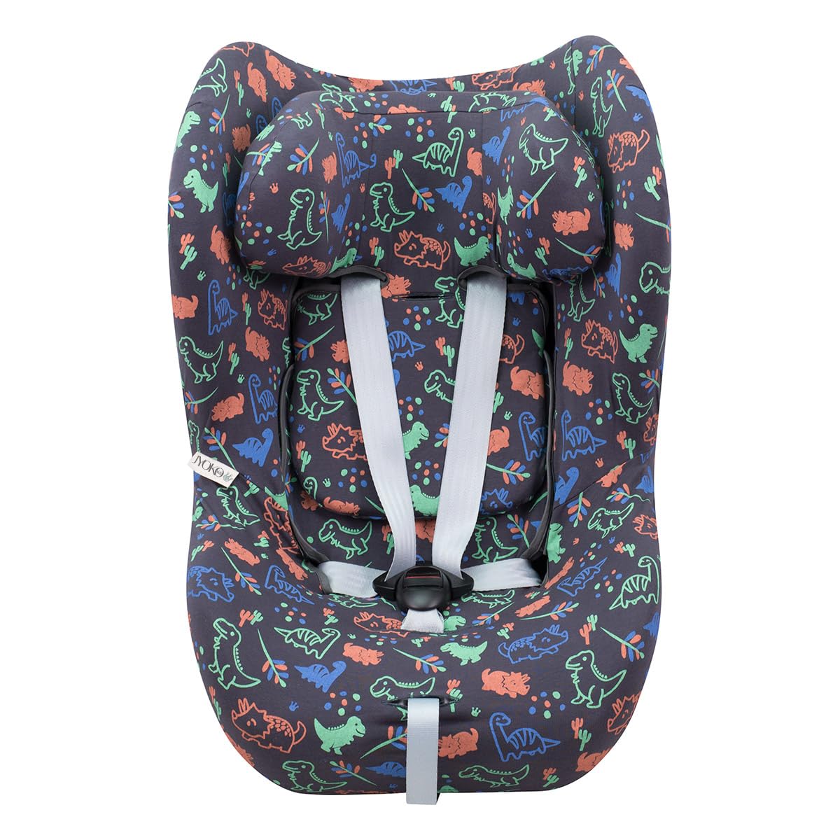 JYOKO KIDS Funda de Algodón para silla de coche Compatible con Cybex Sirona (G I-Size, M2 I-Size, GB Vaya I-Size, PICNIC VICHY) — view 9