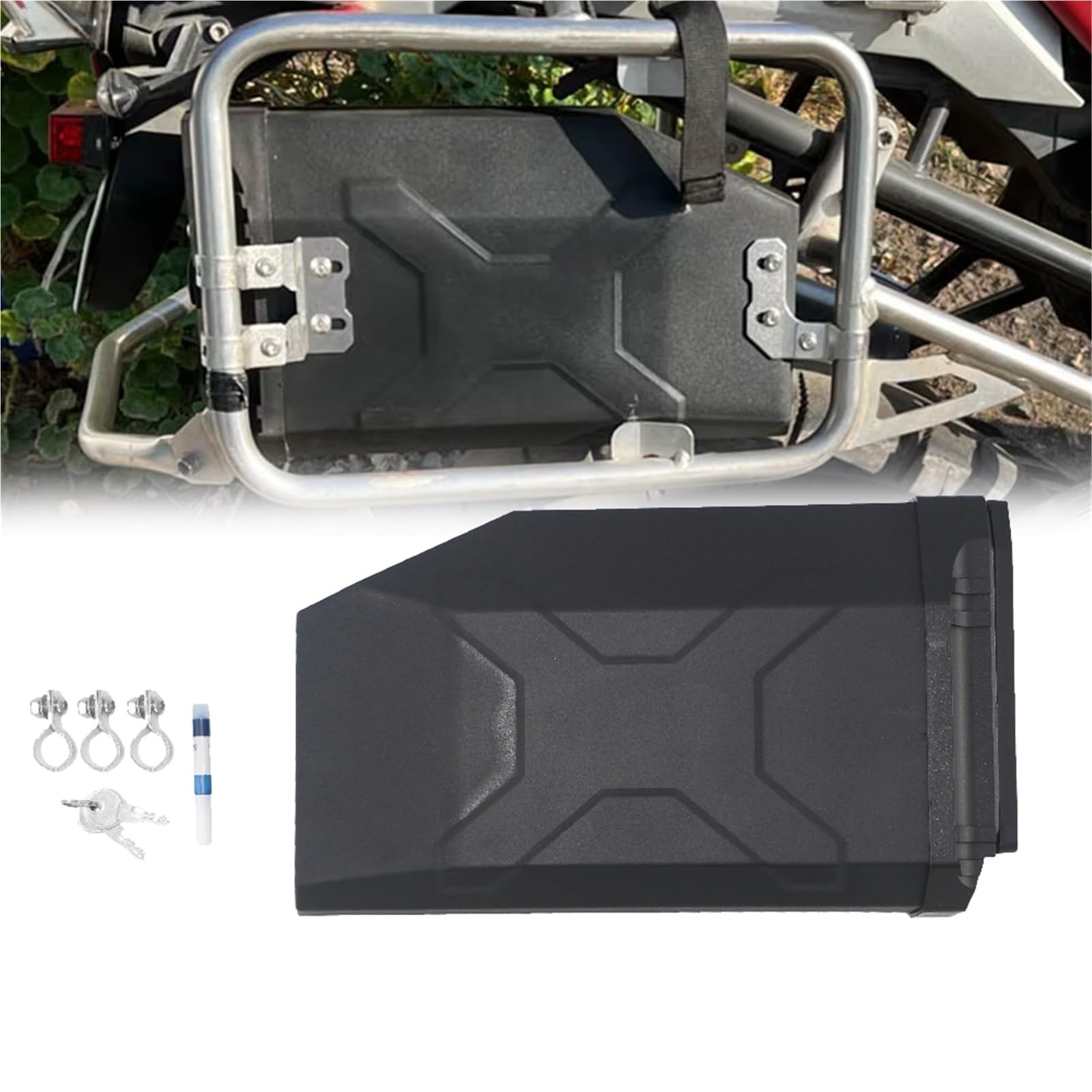 Boîte à outils pour R1200GS étanche en ABS pour support latéral