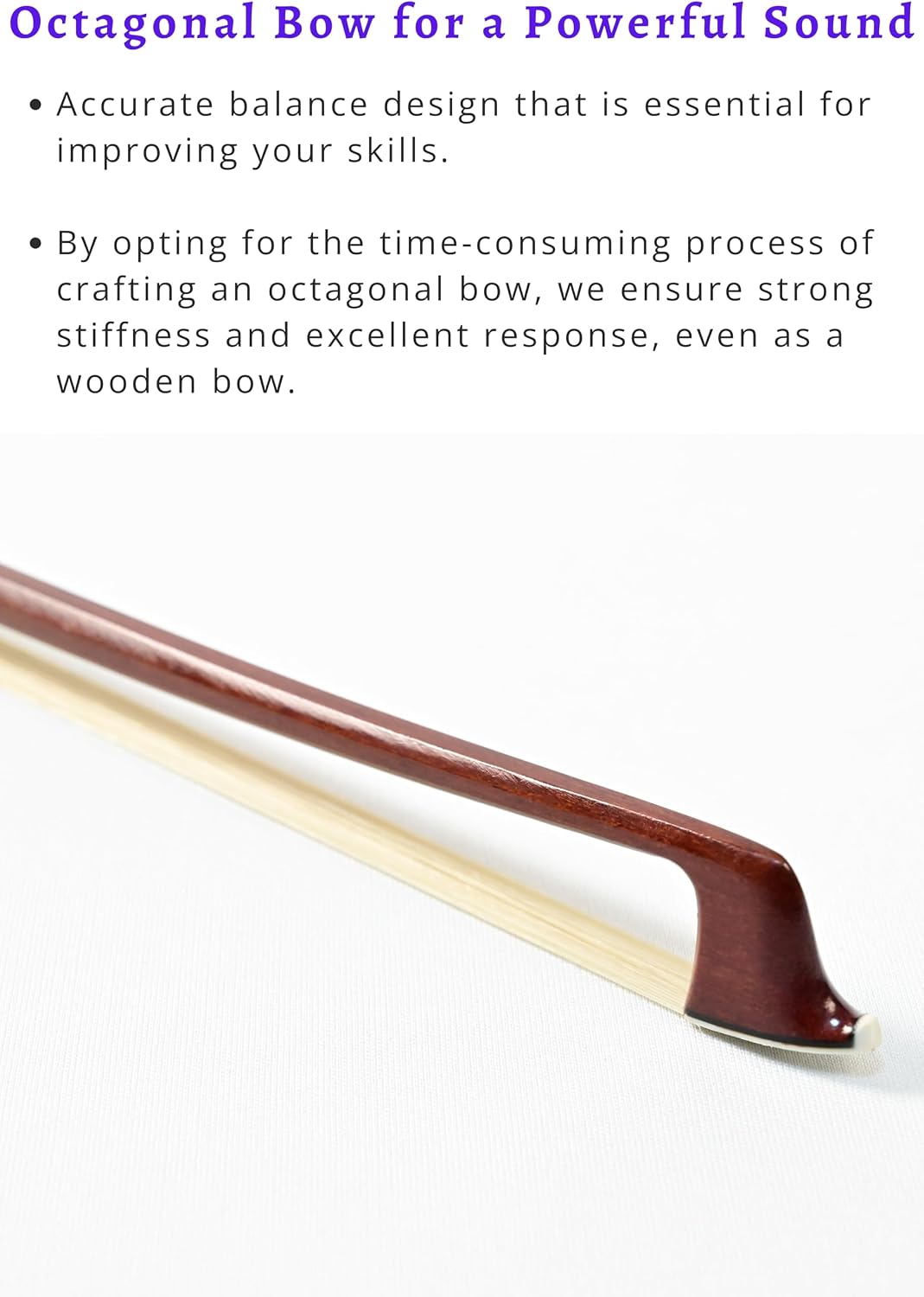 ARTIGIANO&VIOLIN Brazilwood Viola Bow AX-052