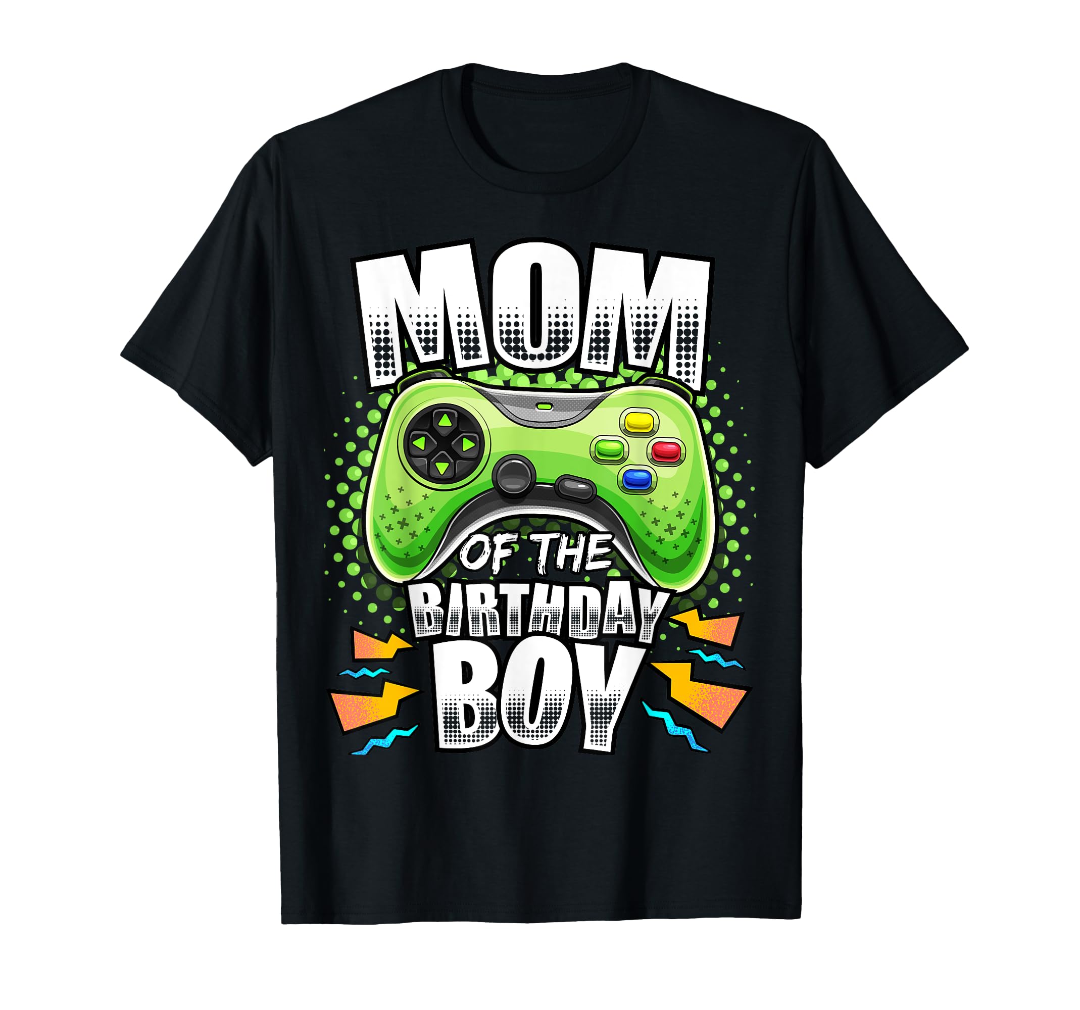 Mom of the Birthday Boy Matching Video Gamer Birthday Party T-Shirt