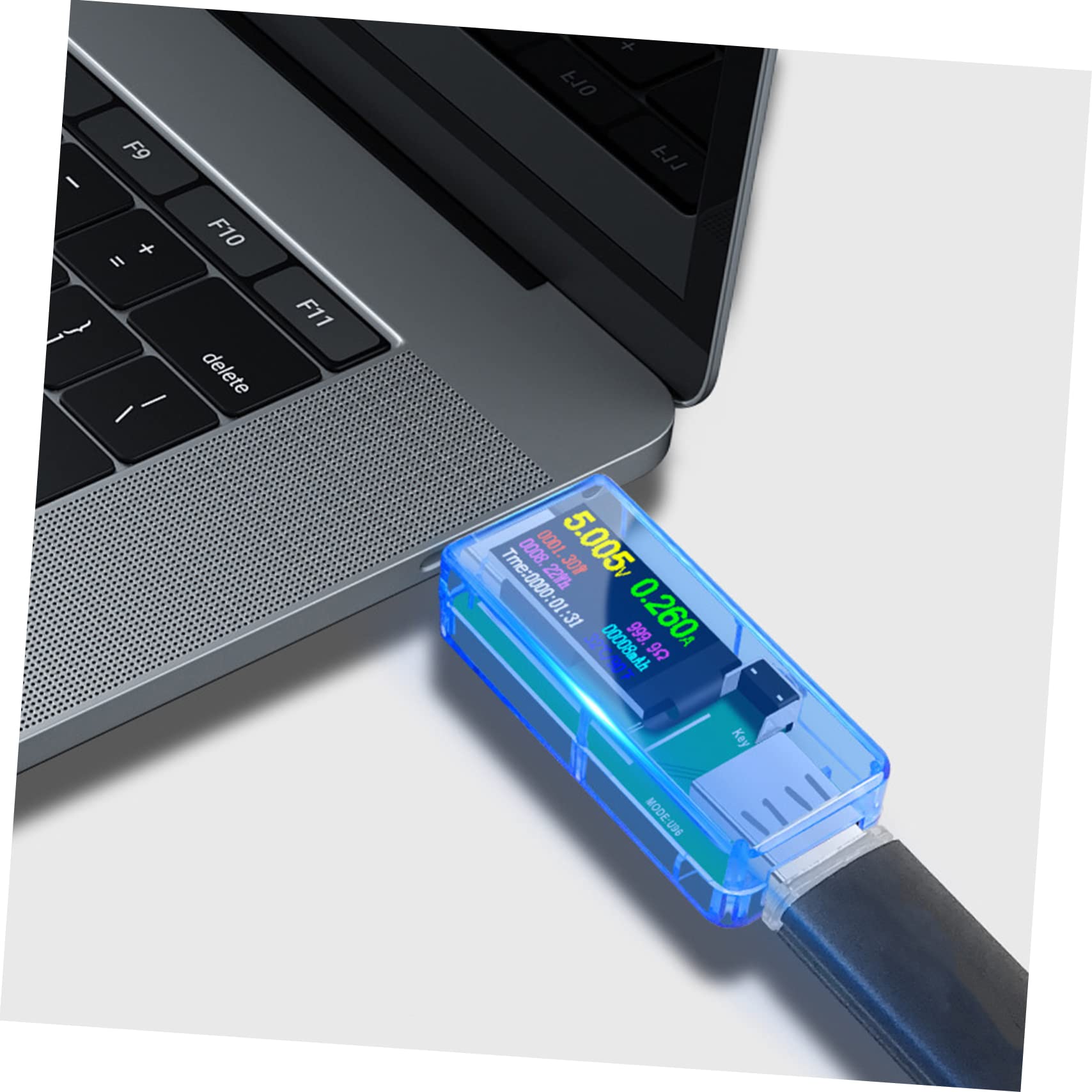 OSALADI 5stücke Usb Tester Mit Farbdisplay Spannungsmesser Für Usb-anschlüsse Überwachung Von Kapazität Und Leistung Für Ladegeräte Und Powerbanks