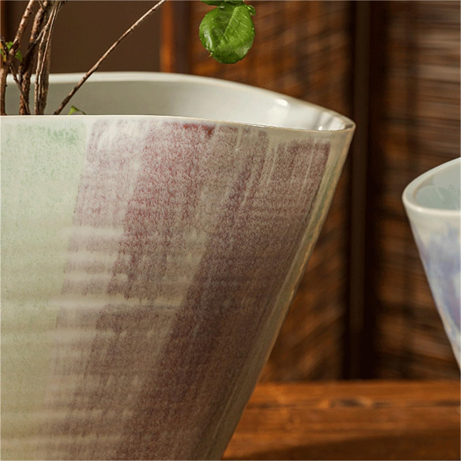 Doniczka Ceramiczne donice: dzięki swoim unikalnym wzorom doskonale łączą artystyczny talent z estetyką w stylu vintage Doniczki(Purple)