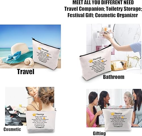 Miniatura 6 de JYTAPP Mawwiage - Bolsa de maquillaje con cremallera temática de películas de princesa, regalos para fanáticos de la película, regalos para novias,