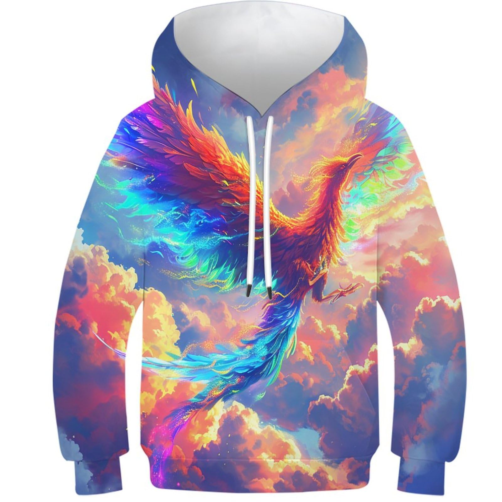 Sweat à capuche Le Phoenix pour ado et enfant de 10-12 ans - 8