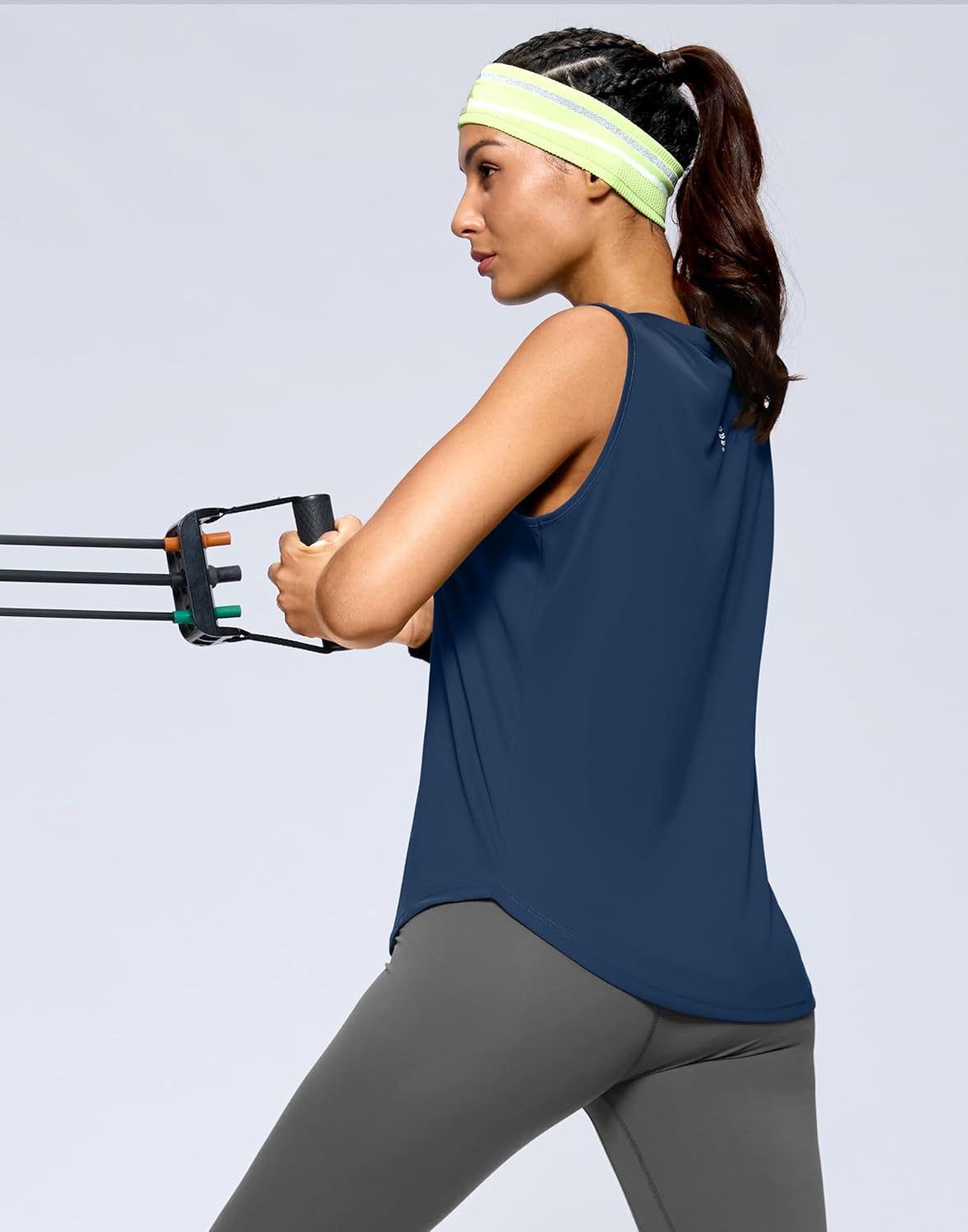 G Gradual Women's Workout Tank Tops Lightweight Sleeveless High Neck Athletic Shirts for Running Gym Tennis Pickleball - Image 3