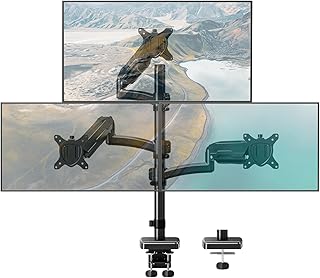 DreamAxis Triple Monitor Mount up to 32" Computer Screen, up to 19.8lbs Each, Adjustable 3 Monitor Stand with Clamp & Grom... Price In India