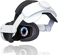 Vista 9 de Adjustable Head Strap Compatible for Meta Quest 3, Lightweight VR Headwear Bracket Holder Elite Strap Replacement for Enhanced Comfort Support and