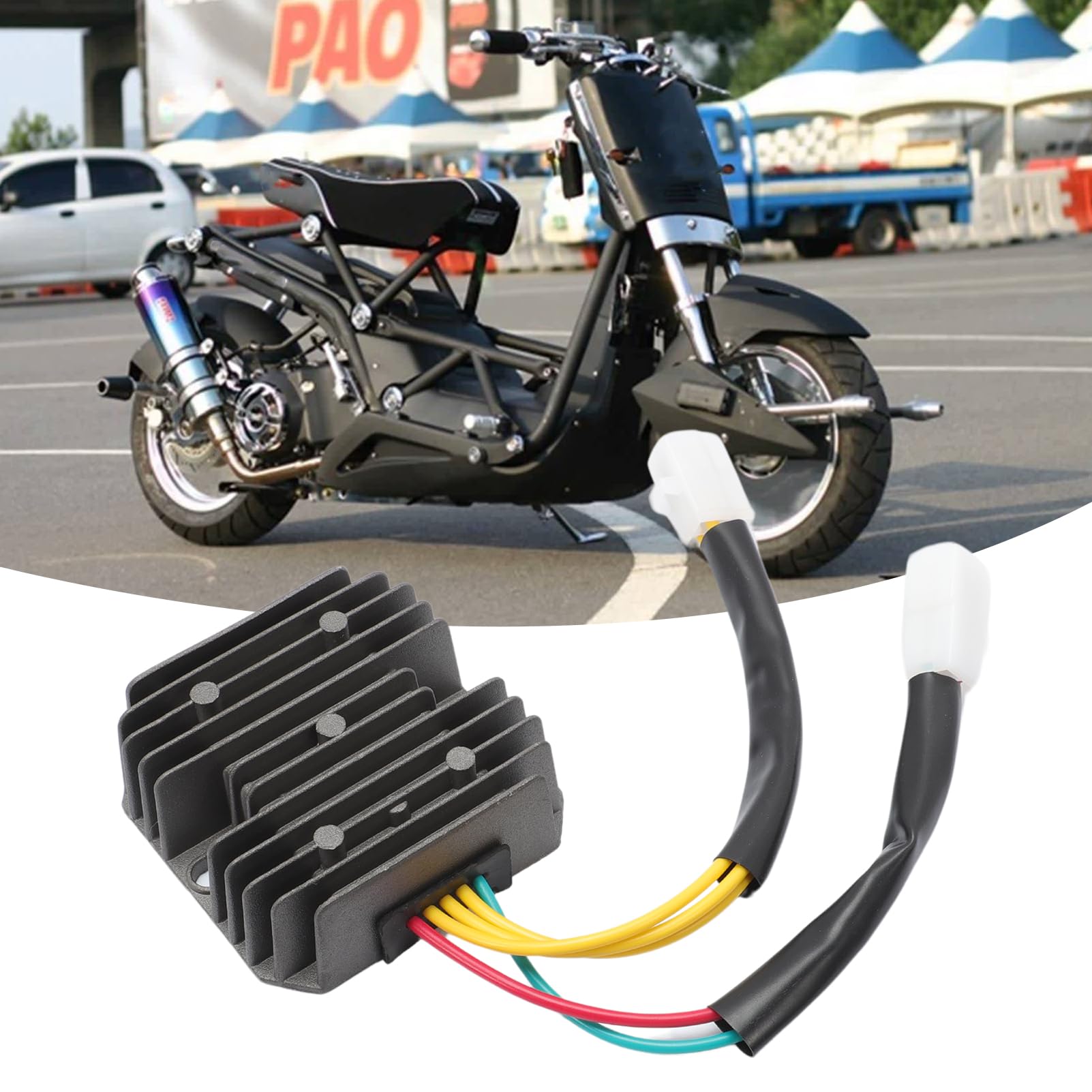 Raddrizzatore regolatore tensione 5 fili per scooter Daelim 125 B Bone 2009-2014 Regolatore tensione
