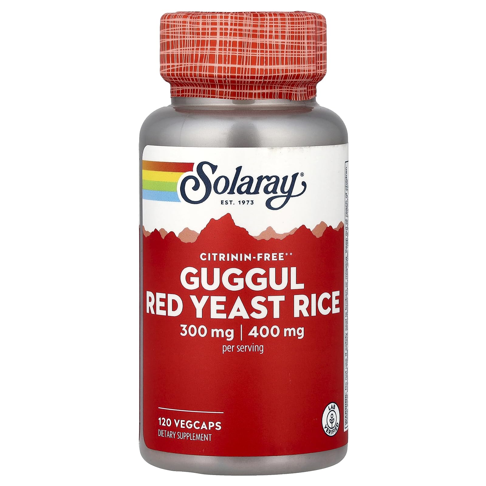 Solaray - Guggul & Red Yeast Rice, 120 capsules