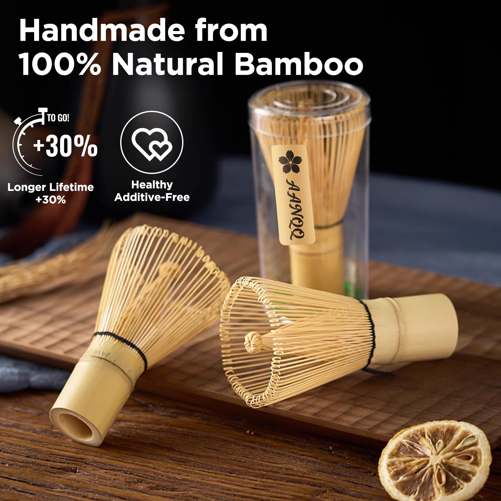 AANQQ Matcha Kit Rose: Matcha Set 7 Pezzi - 560ml Ciotola Matcha - Chasen - Cucchiaio Di Matcha & Matcha Setaccio, Kit Matcha Ideale Per Amanti Del Matcha E Principianti