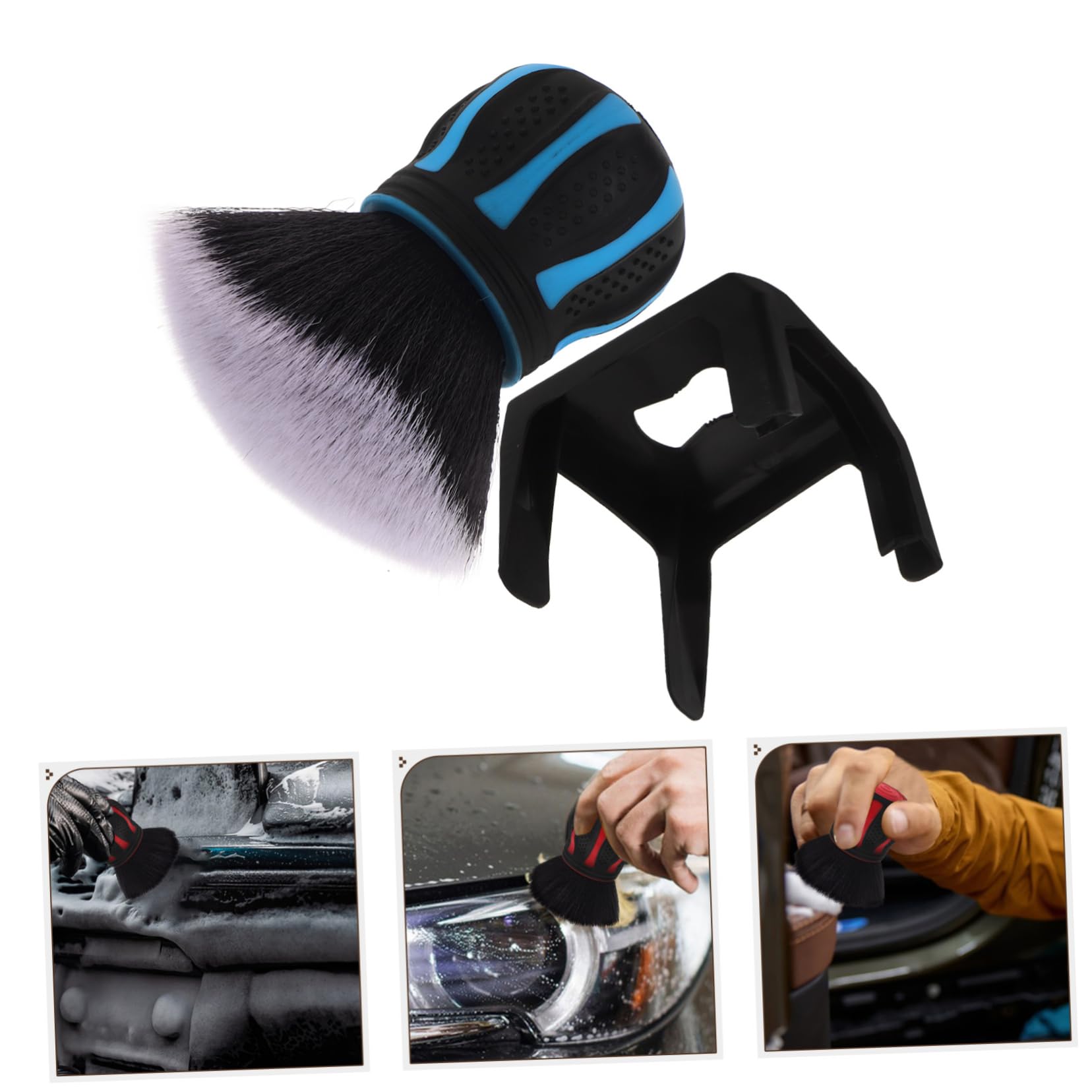 Car Interior Brush Mit Ständer Multifunktionale Weiche Detailbürste Für Auto-innenräume Lüftungsschlitze Und Autopflege Große Reinigungsfläche Sanfte Borsten
