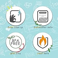 Vista 6 de Juego de cuchillos para niños para cocinar de verdad, juego de 4 piezas de cuchillos para niños pequeños, cuchillo de cocina de nailon