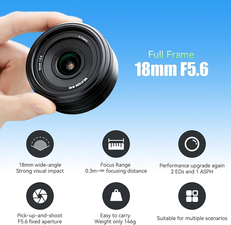 Amazon.com : 7artisans 18mm F5.6 Camera Lens for Nikon Z Mount