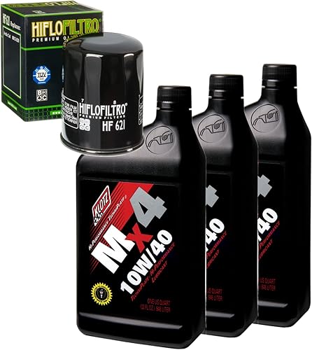 Kit de cambio de aceite para Arctic Cat 2014 450 XC MX4 Techniplate 10W-40
