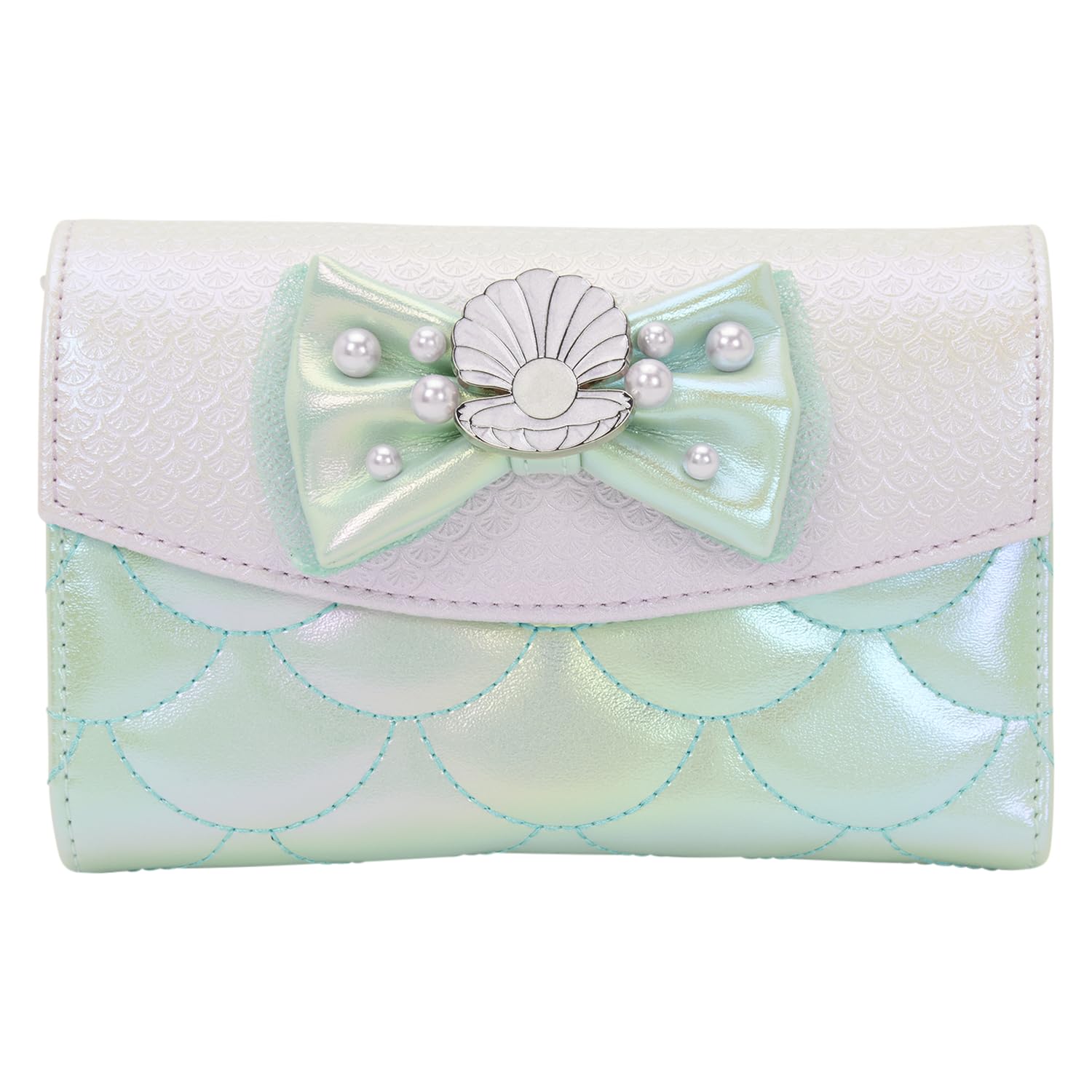 Loungefly Disney The Little Mermaid Cartera Iridiscente con Solapa - Abril 2026