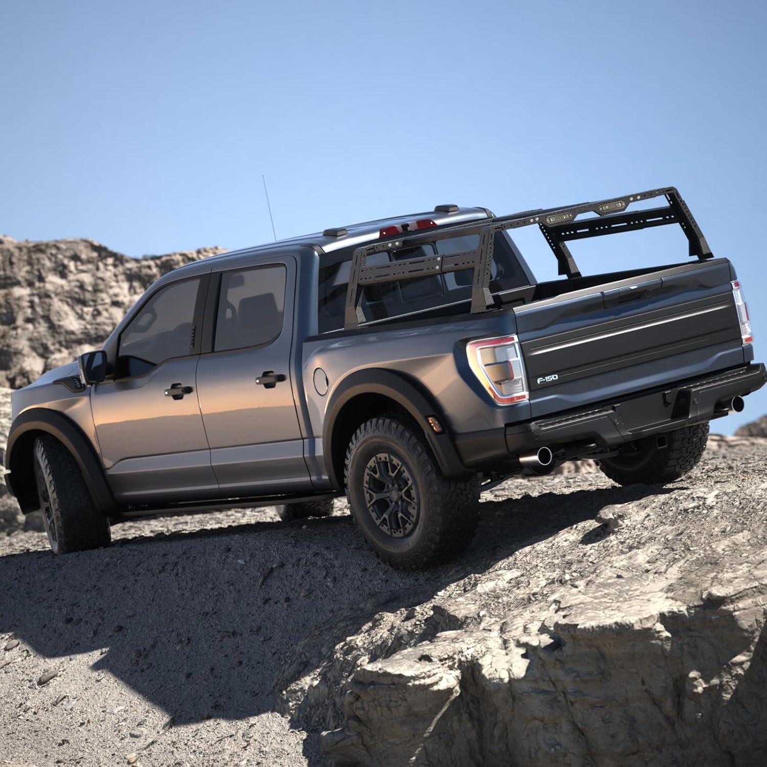 Truck Bed Racks Compatible with Dodge Ram 1500,Tacoma,Tundra,Jeep Gladiator JT, Chevy Silverado,Chevrolet Colorado,Ford Ranger,Frontier,Titan,Ford F-150 & Raptor,Overland Bed Rack