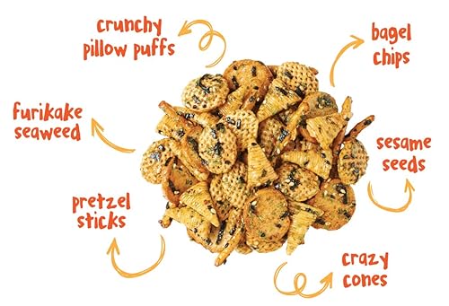 Miniatura 4 de LoloYum Furikake - Mezcla de bocadillos de algas marinas (especias japonesas de siete, 6 onzas x 2 paquetes)