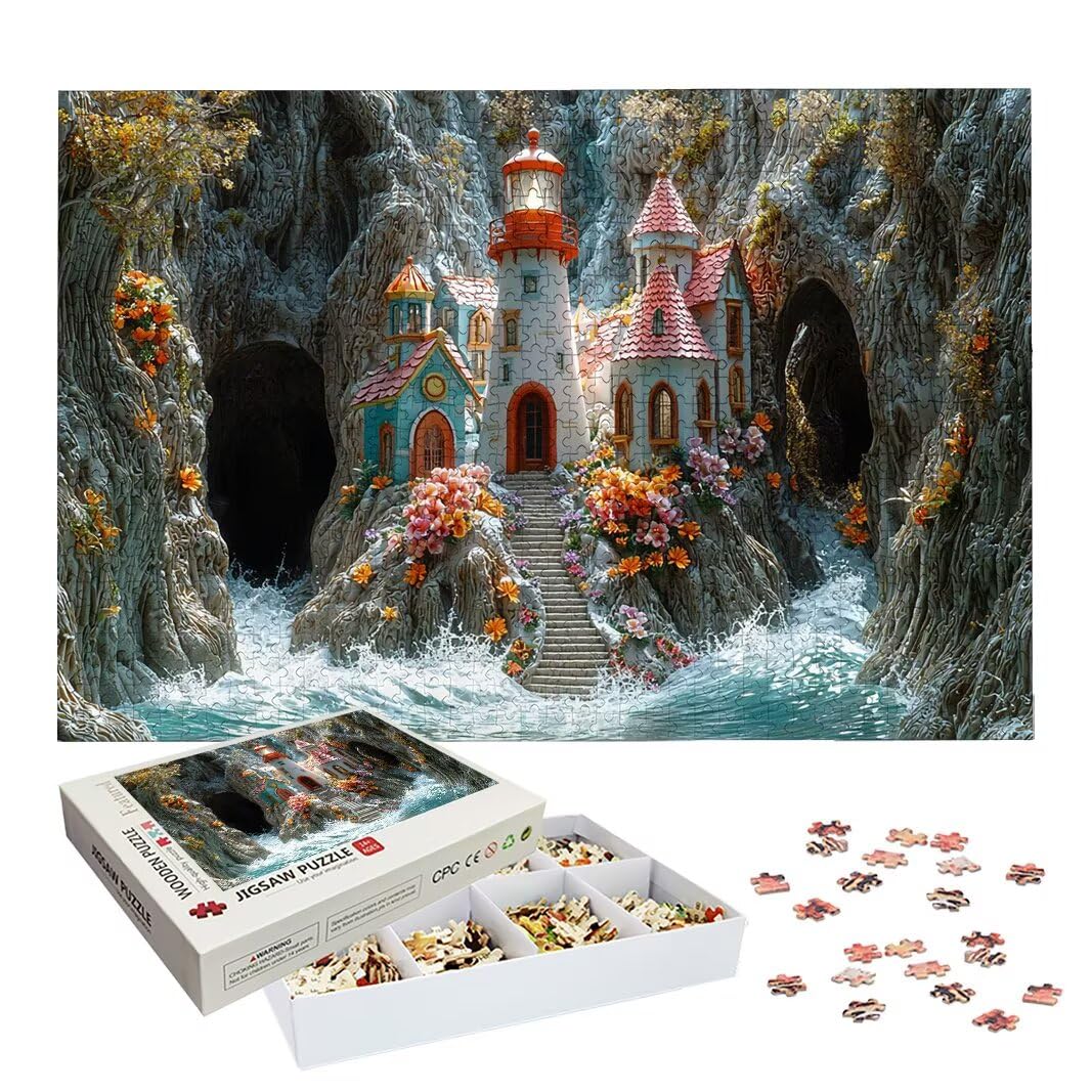 Puzzle Castello, Puzzle 1000 Pezzi per Adulti, Regalo Donna/Uomo -2163