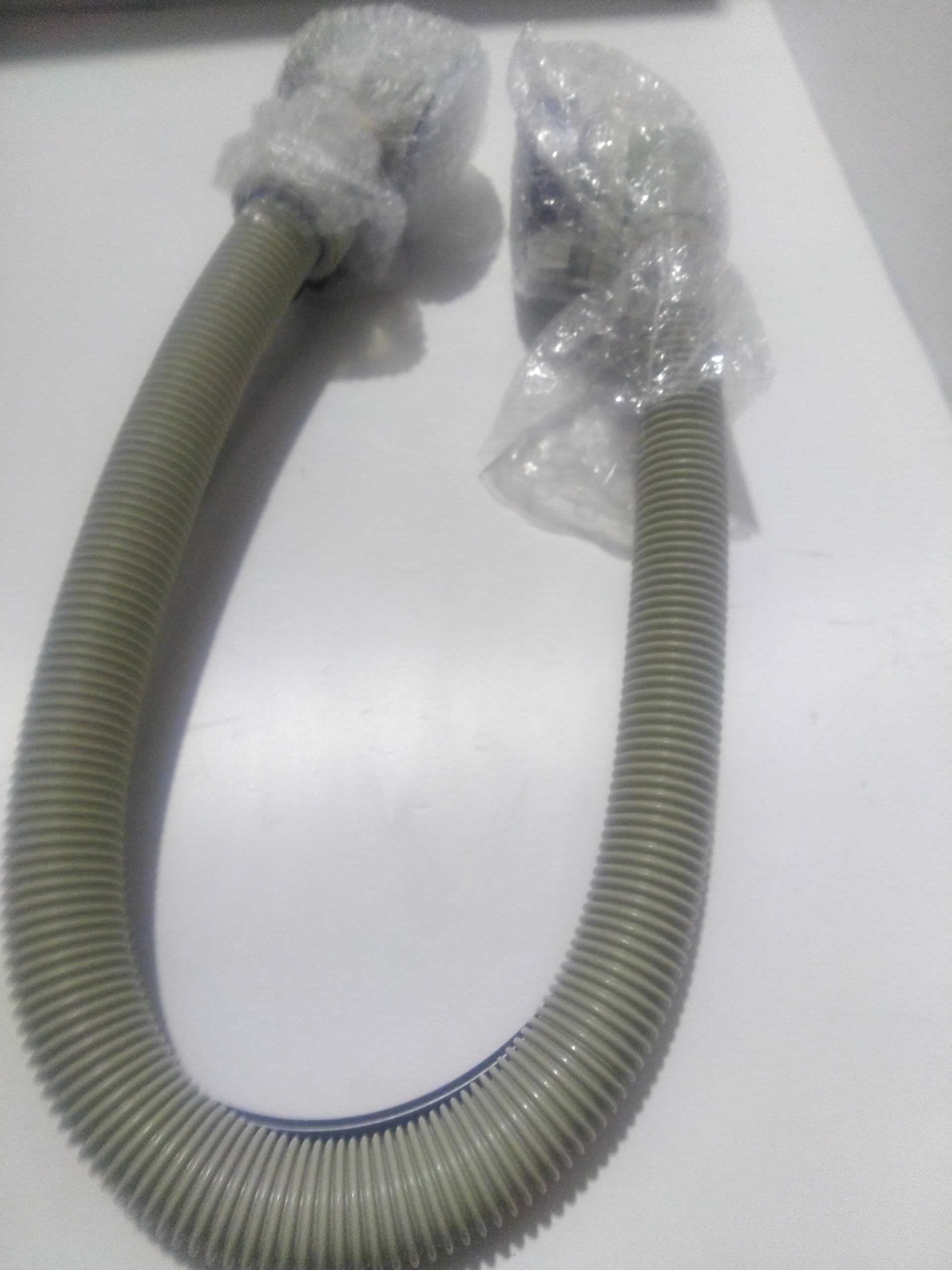 Conjunto de desagüe y desbordamiento desplegable para baño, kit completo combinado con manguera flexible y acabado cromado