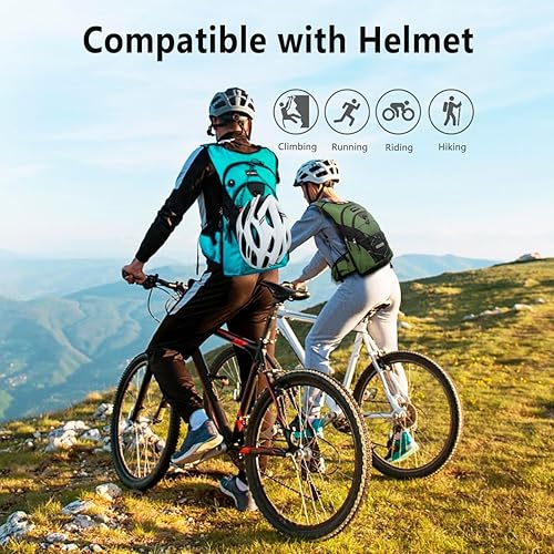 Miniatura 8 de NONSAR Mochila de hidratación 3L con vejiga de agua, mochila de agua aislada para mujeres, hombres y niños, mantiene los líquidos frescos hasta 5