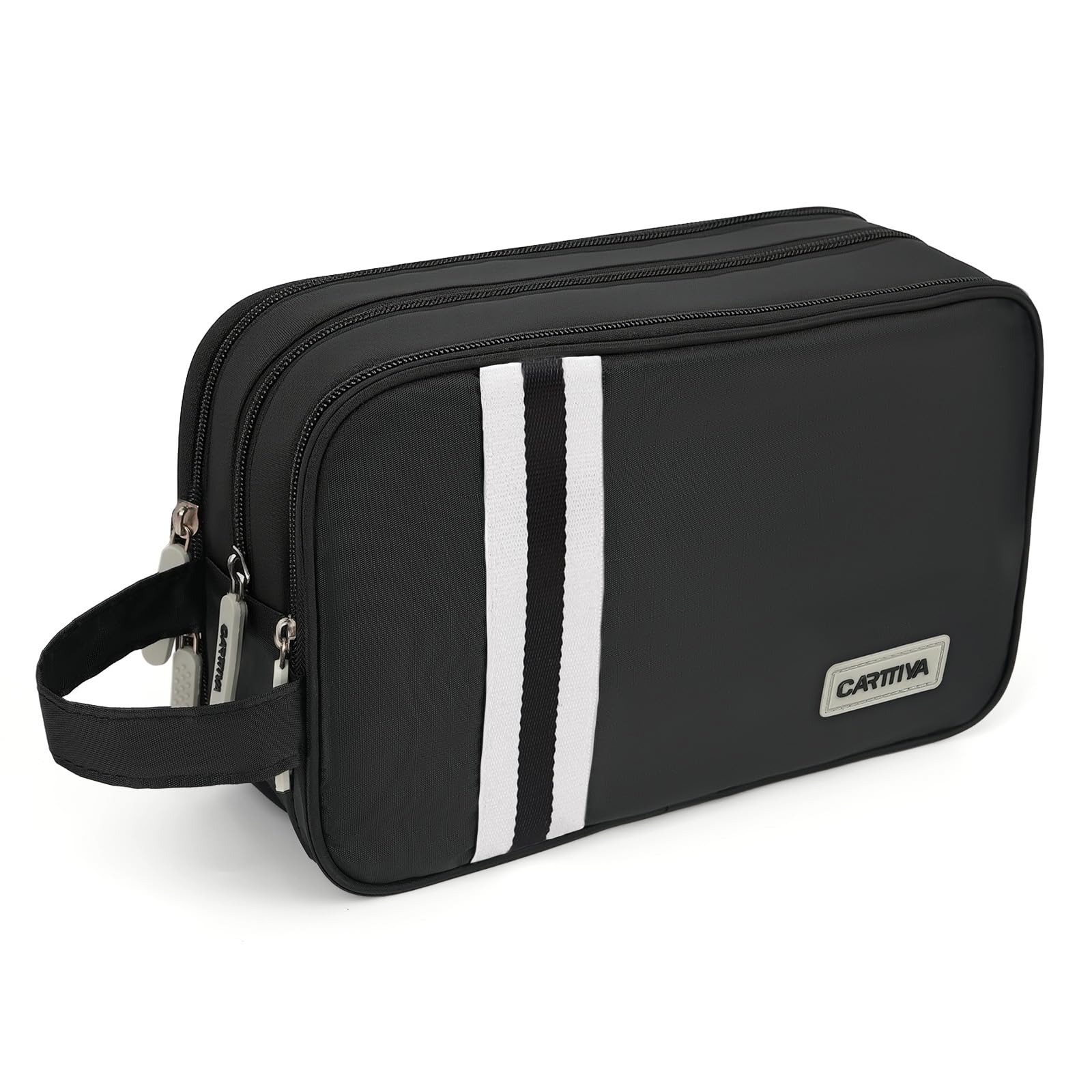 Carttiya Beauty Case da Viaggio Uomo, Impermeabile Borsa da Toilette Grande Capacità Trousse da Viaggio Borsa da Bagno Trousse de Toilette Beauty Case