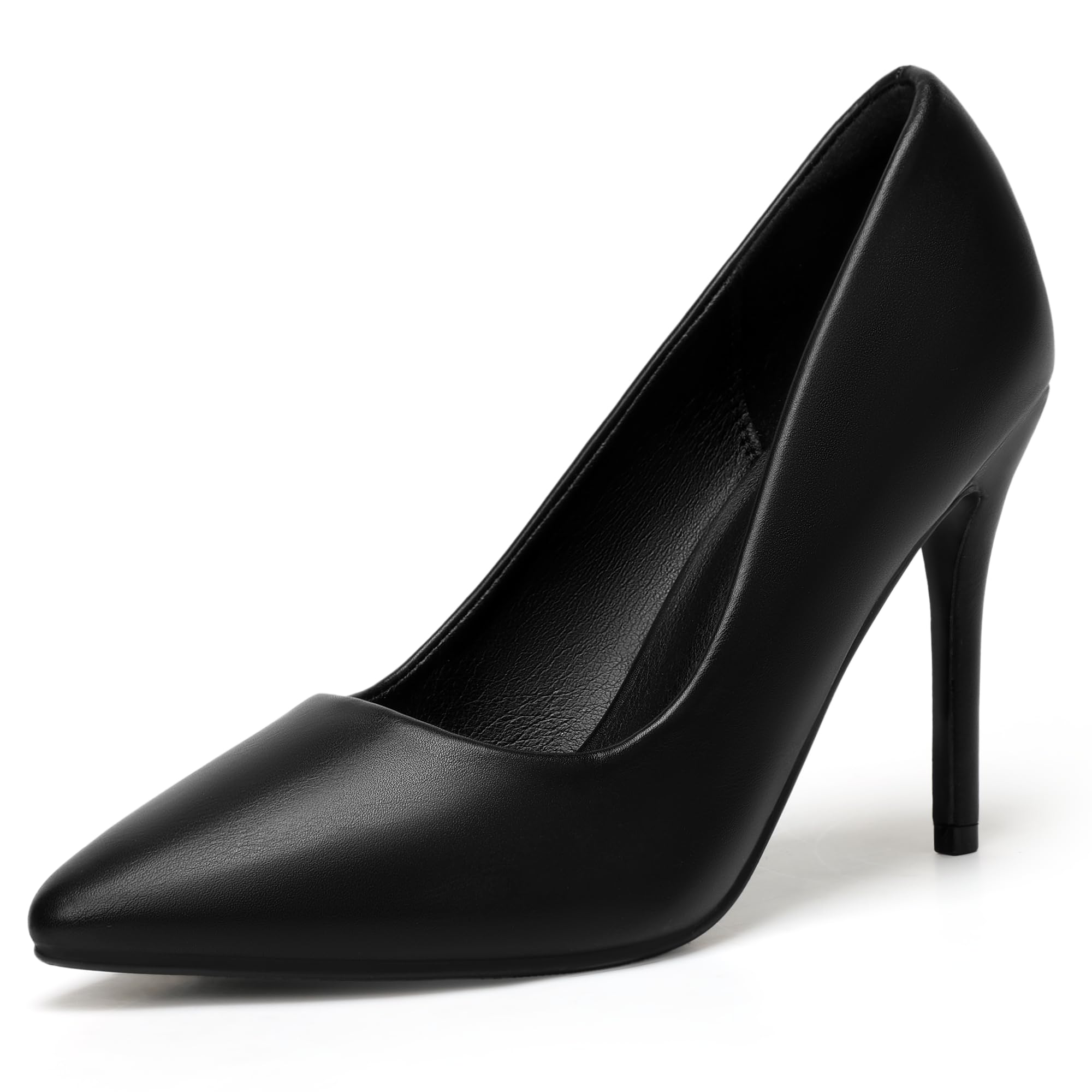 IDIFU Women's Stiletto High Heels Sexy Closed Pointed Toe Pumps