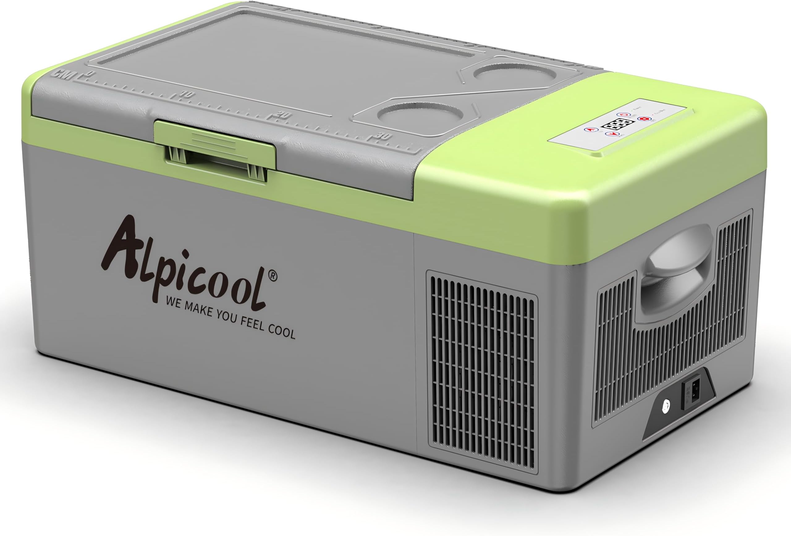 Alpicool Y16T 15L Compressor Car Fridge Freezer, DC 12v Camping Refrigerator, Portable Mini Cool Box for TruckCampervanRVBoat, -20℃ to 20℃