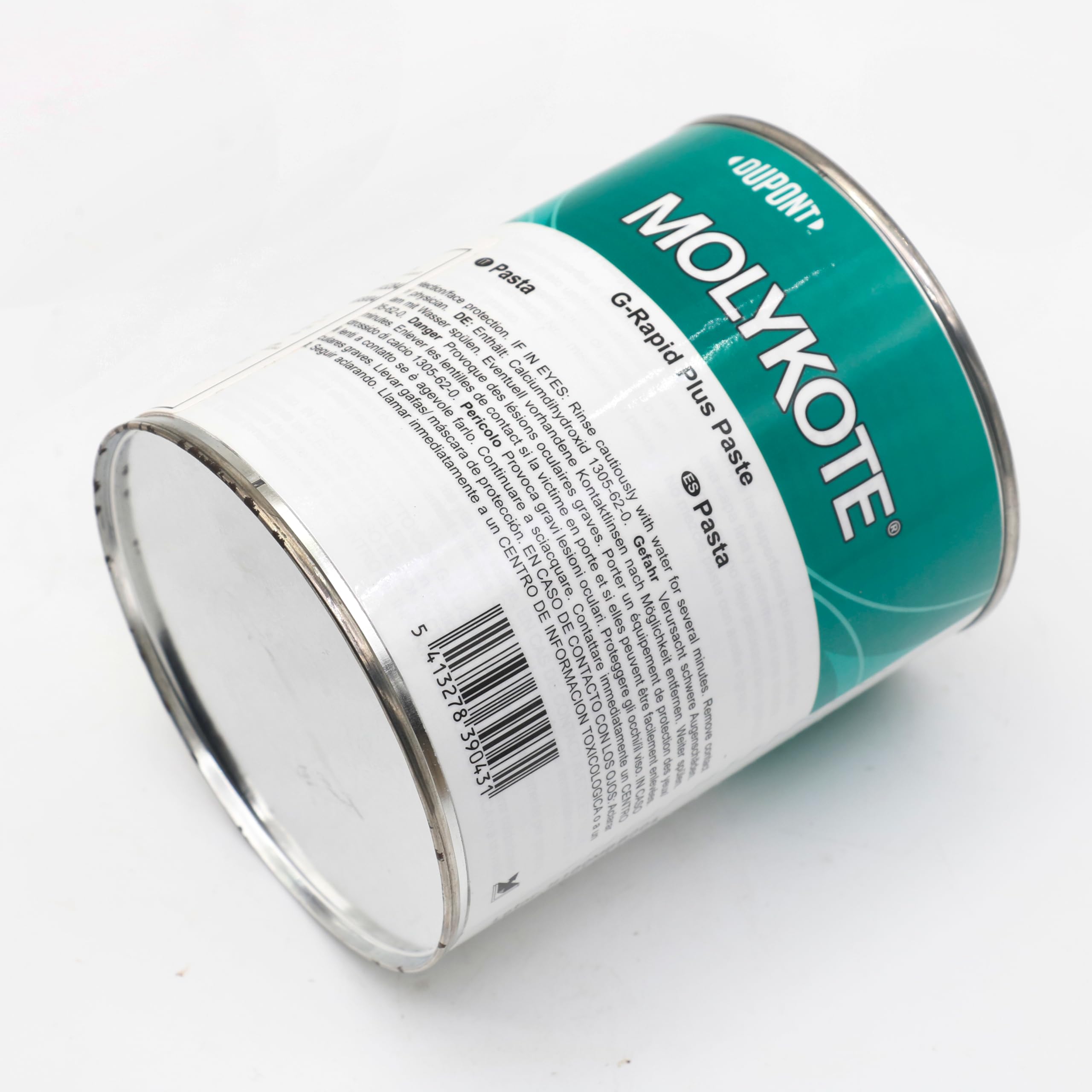 MOLYKOTE G-Rapid Plus - Pasta (GRP) 1 kg, grasa lubricante de disulfuro de molibdeno para rodamientos y engranajes, lubricante de alto rendimiento para aplicaciones de presión extrema y alta carga