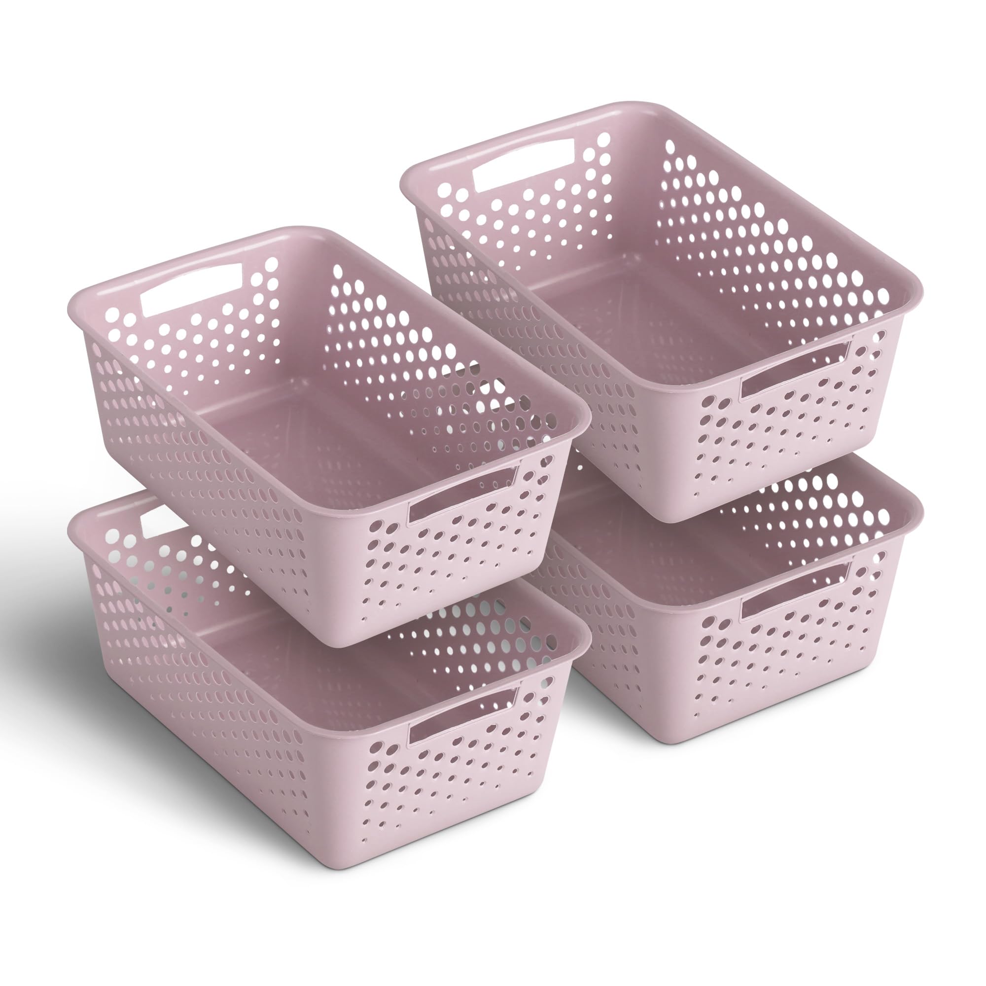 Cetomo 5 x 4 opbergmand, plastic open opbergdoos, containers
