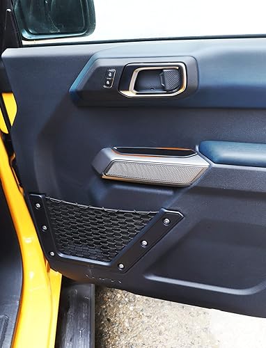 Miniatura 7 de Savadicar Caja de almacenamiento para manija de puerta, organizador de bolsillos interiores de ABS para Ford Bronco 2021 2022 2023 de 4 puertas,