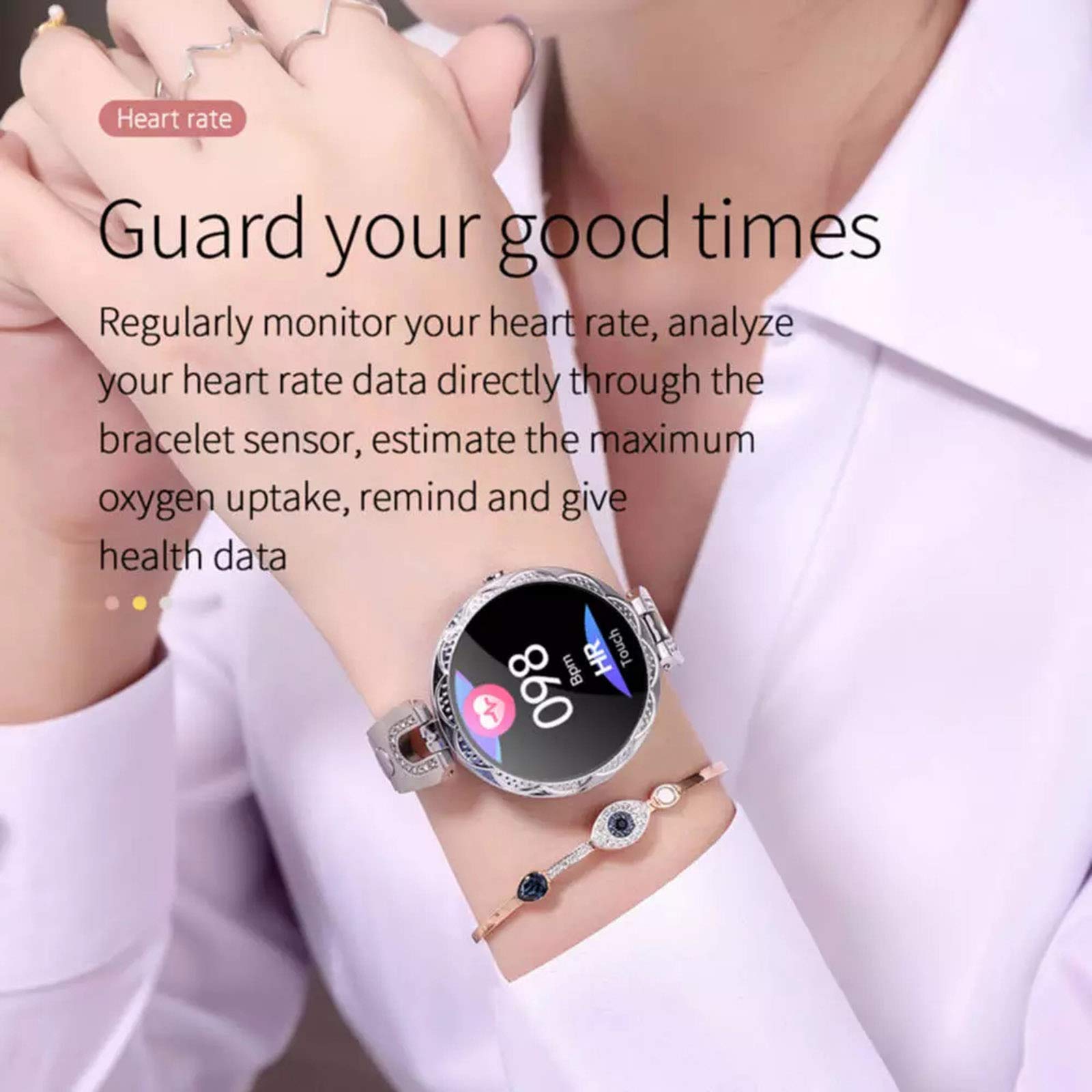 AK15 Women\'s Smart Watch Waterproof Purple Free Shipping! Smart Watch for Women Waterproof Purple  main image 2