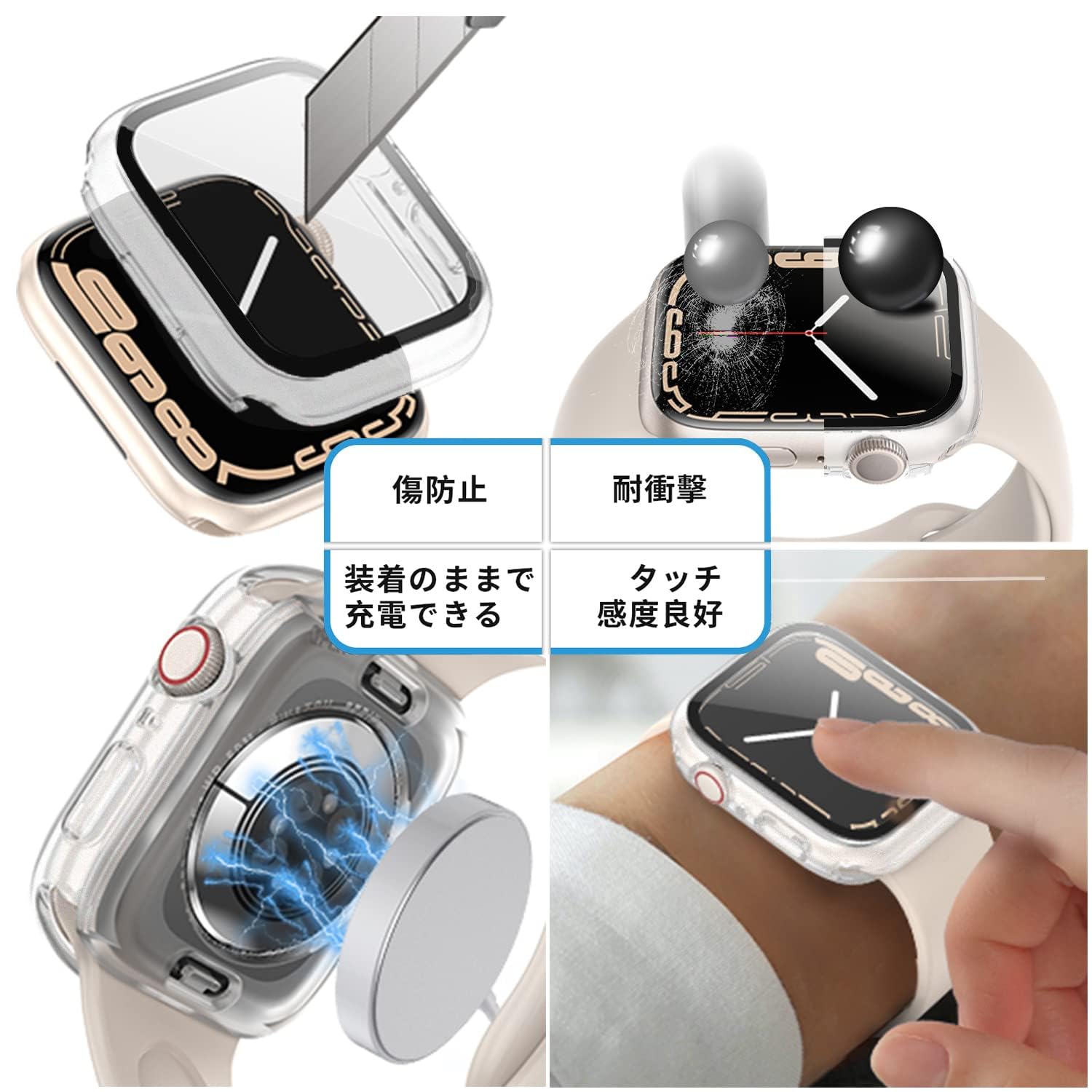 Amazon.co.jp: DIKESHGU for Apple Watch防水ケース Series6/SE/5/4 