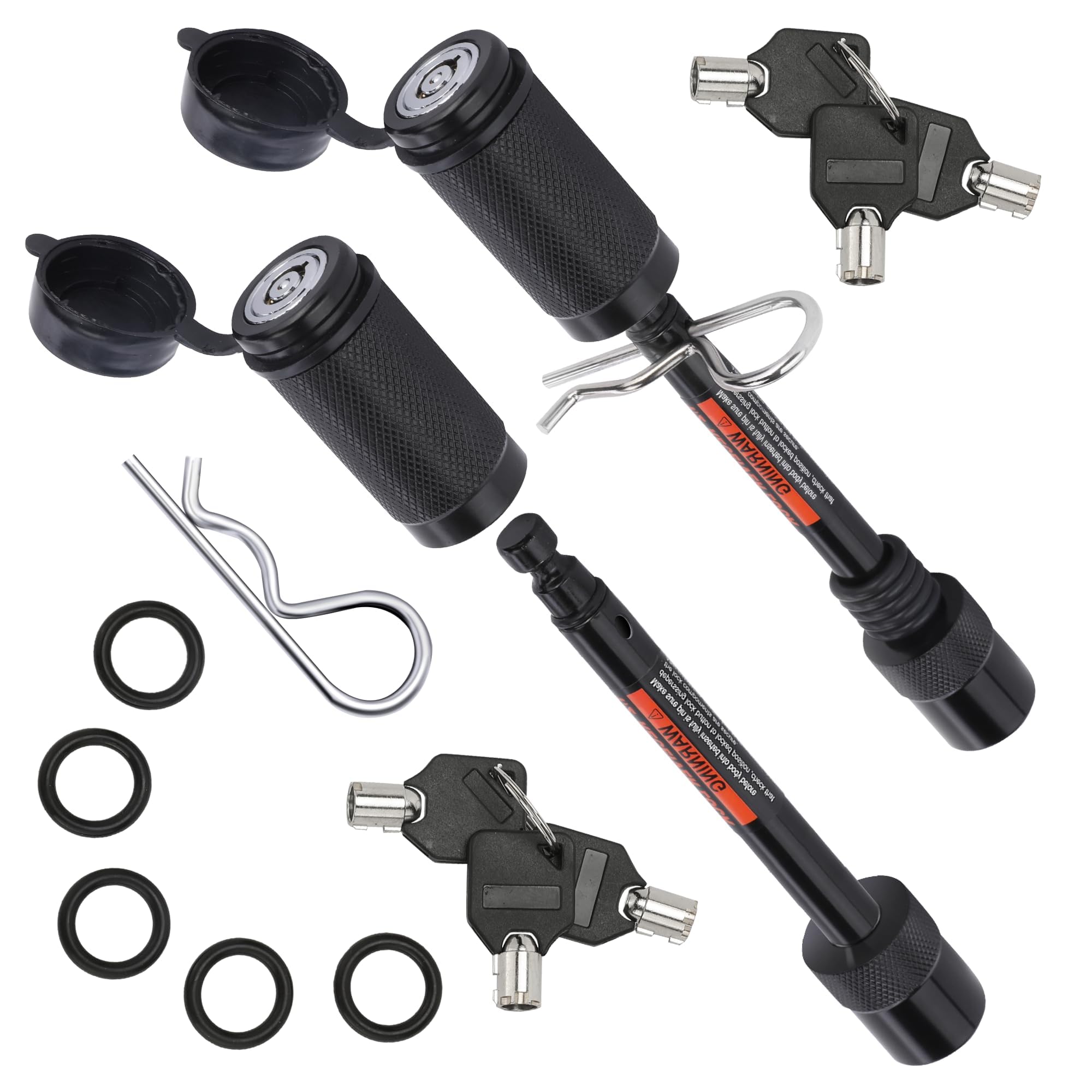 AC-DK 5/8 Trailer Hitch Locks with 3-1/2 Long Pin